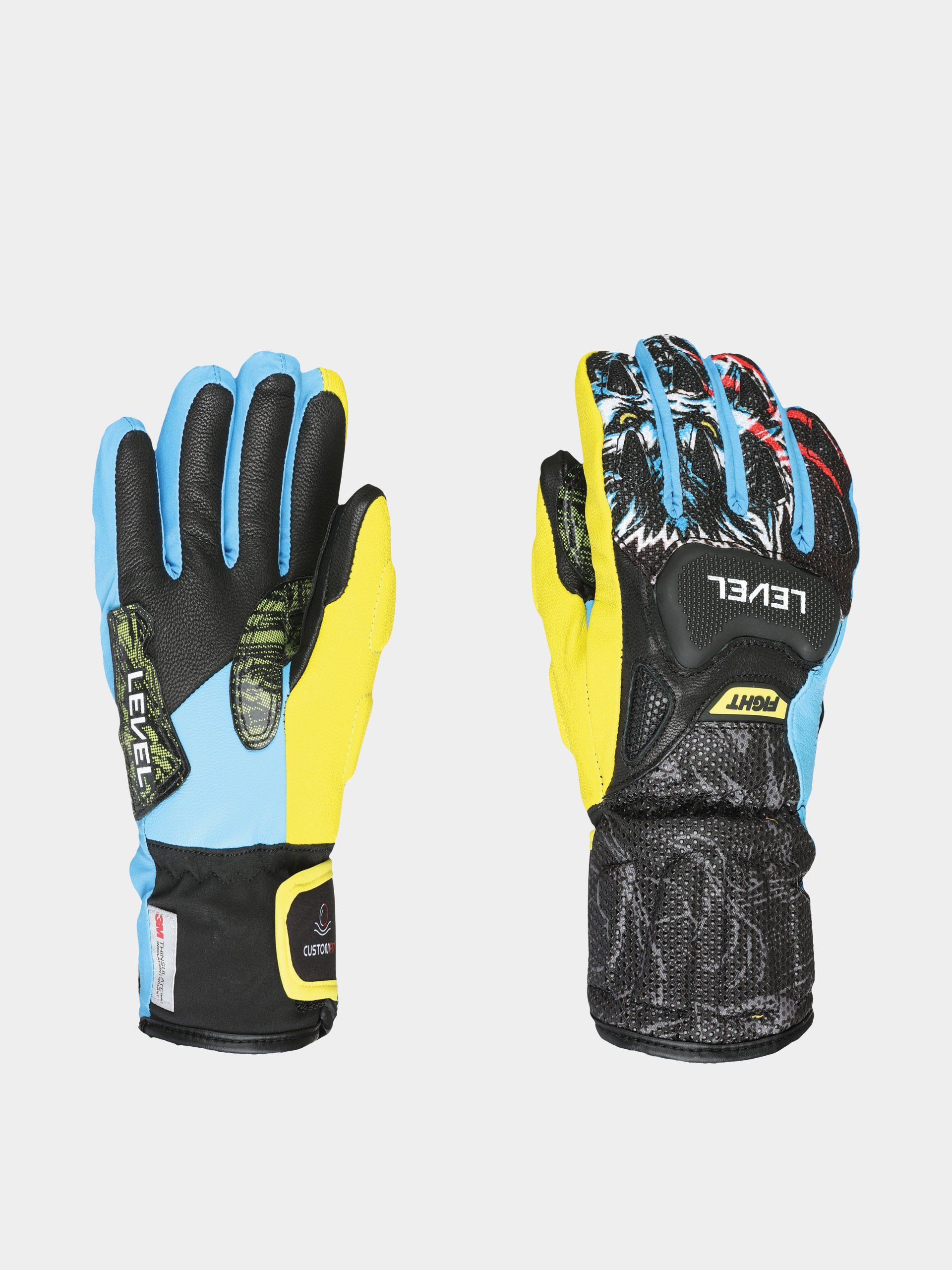 Ръкавици Level Sq Jr Cf JR (yellow blue)