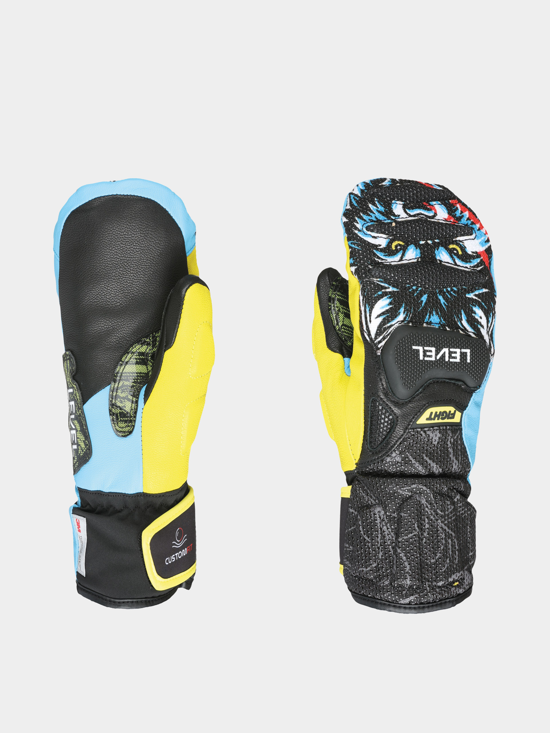 u0420u044au043au0430u0432u0438u0446u0438 Level Sq Jr Cf Mitt JR (yellow blue)