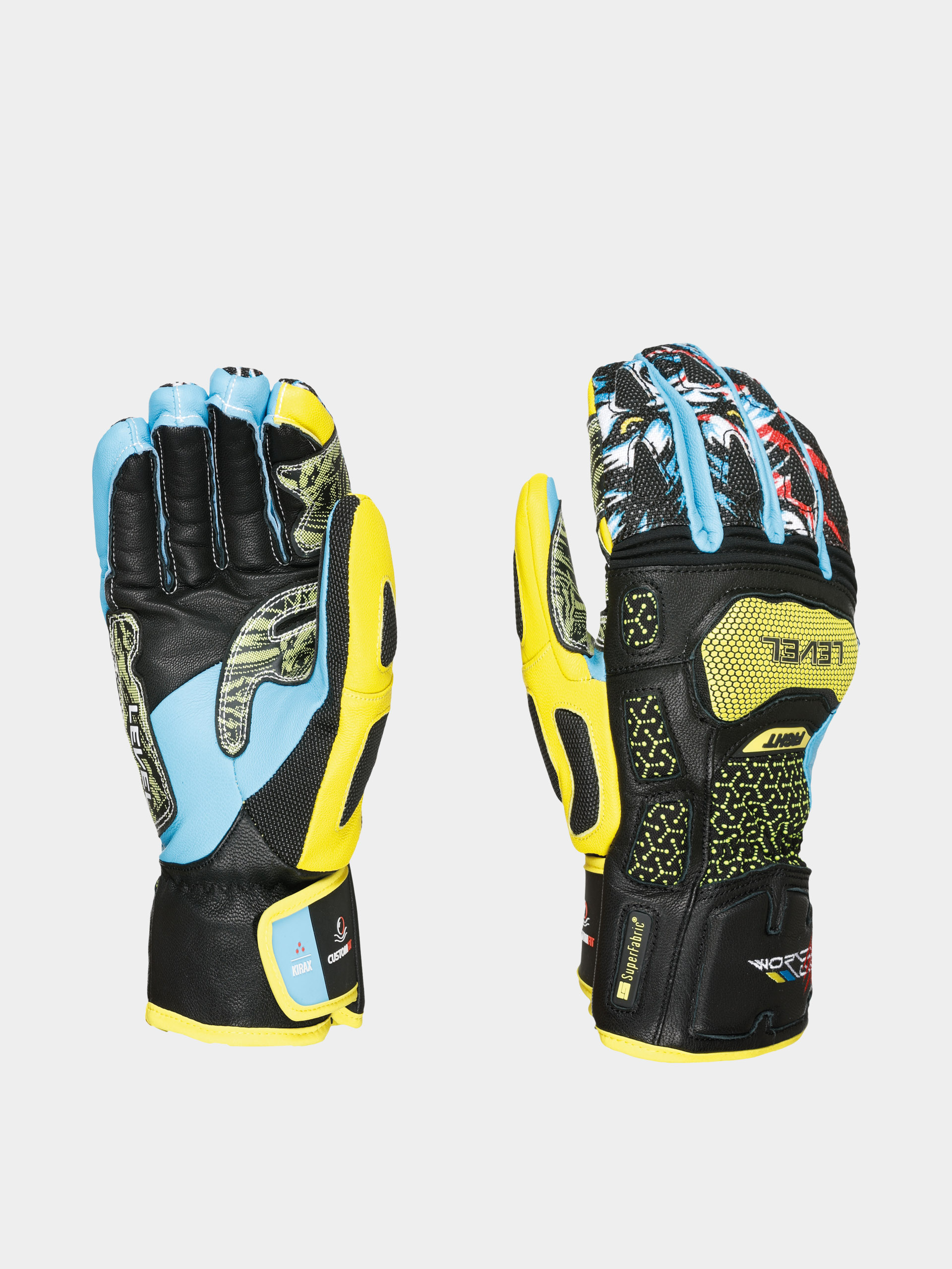 Ръкавици Level Sq Cf (yellow blue)