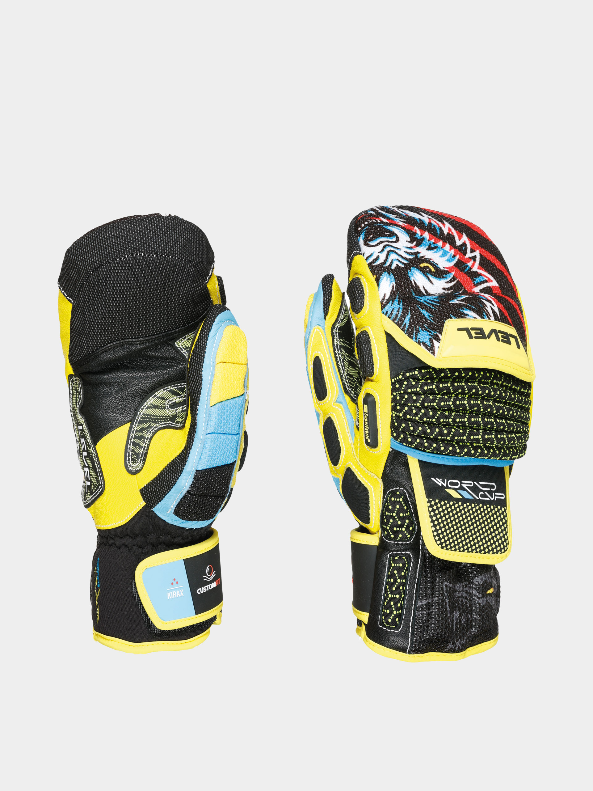 Ръкавици Level Worldcup Cf Mitt (yellow blue)