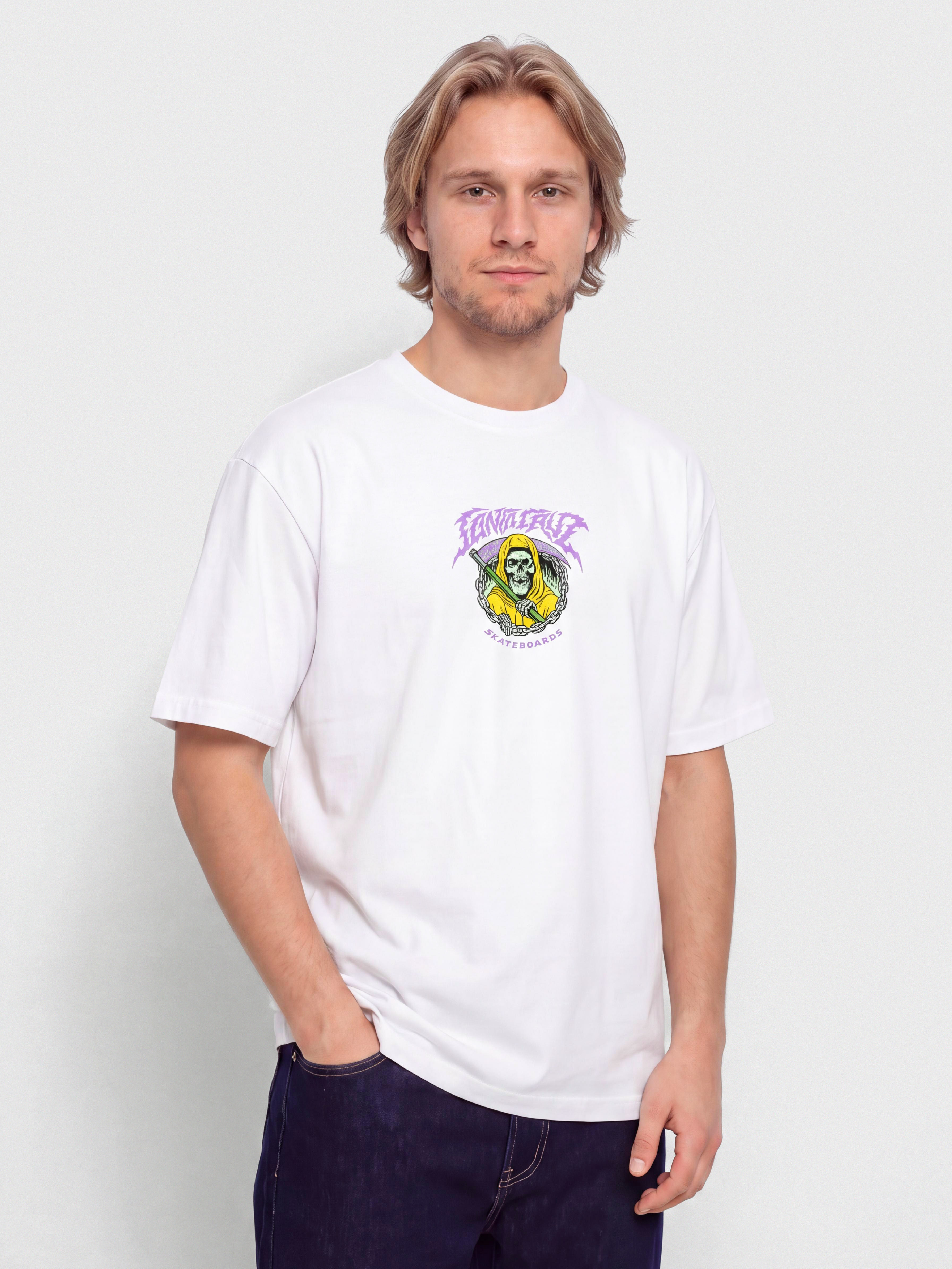 Тениска Santa Cruz Out Of Time Front (white)
