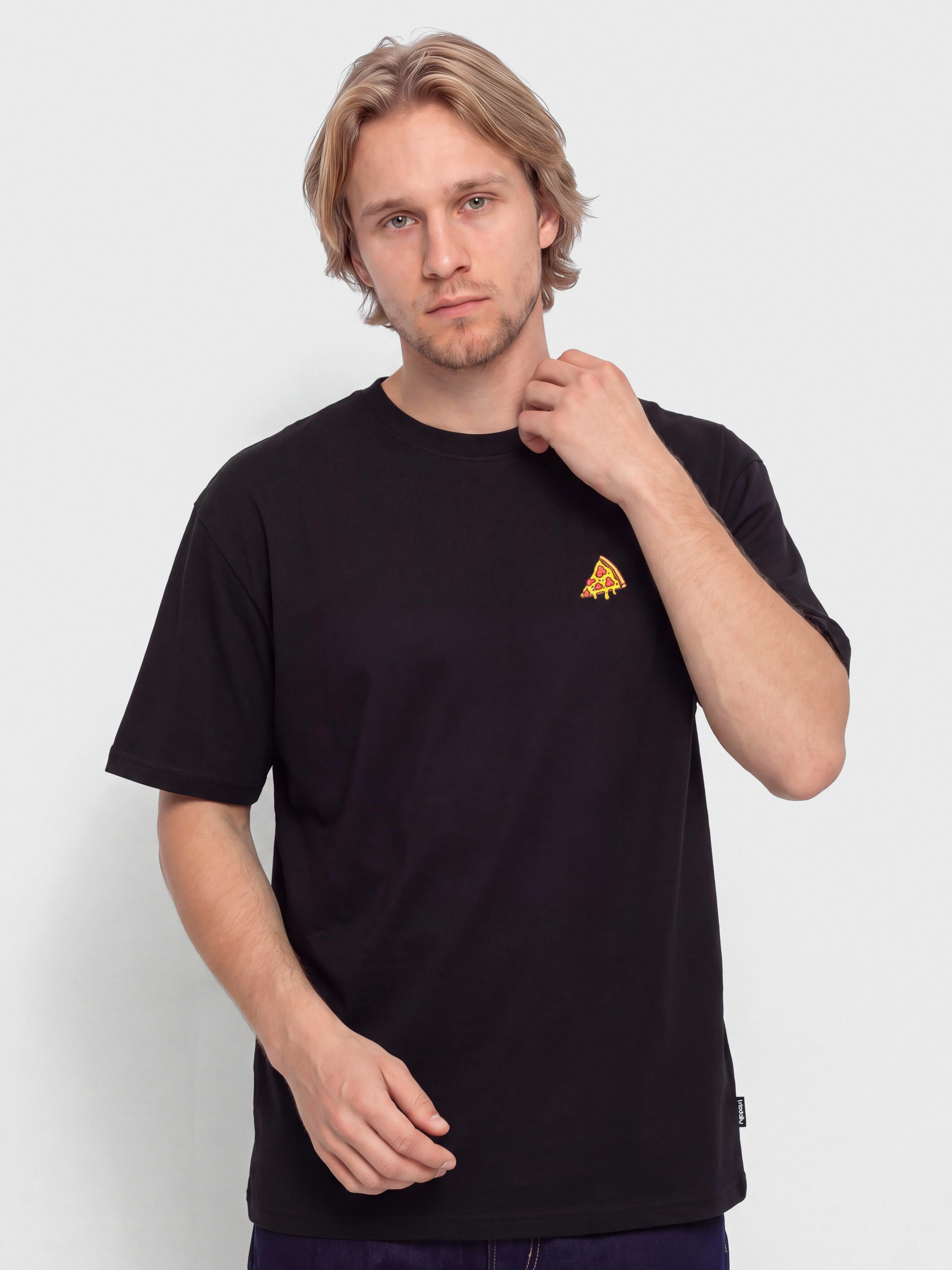 Тениска Iriedaily Pizza Slice (black)