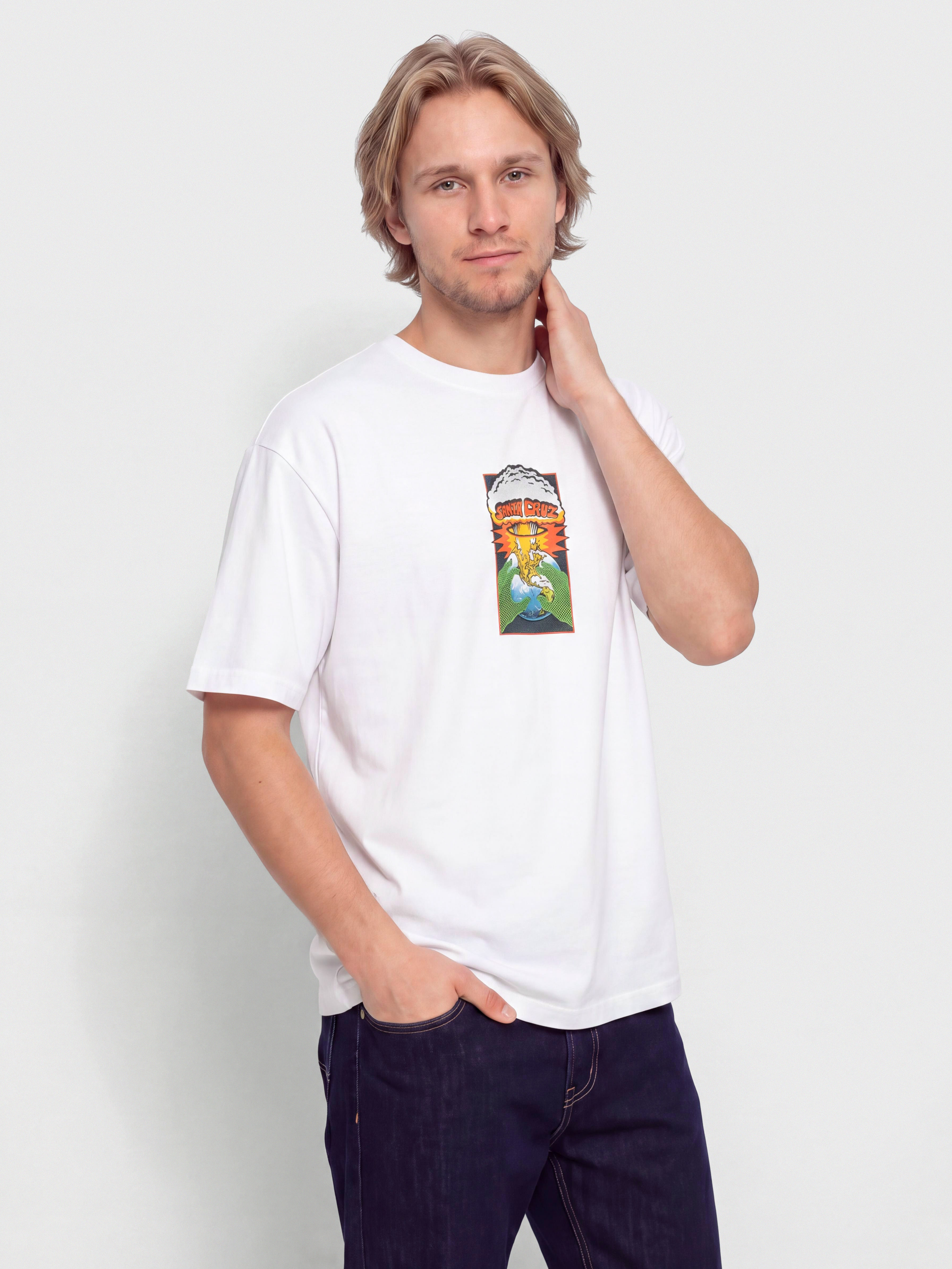 Тениска Santa Cruz Kendall Eotw Front (white)