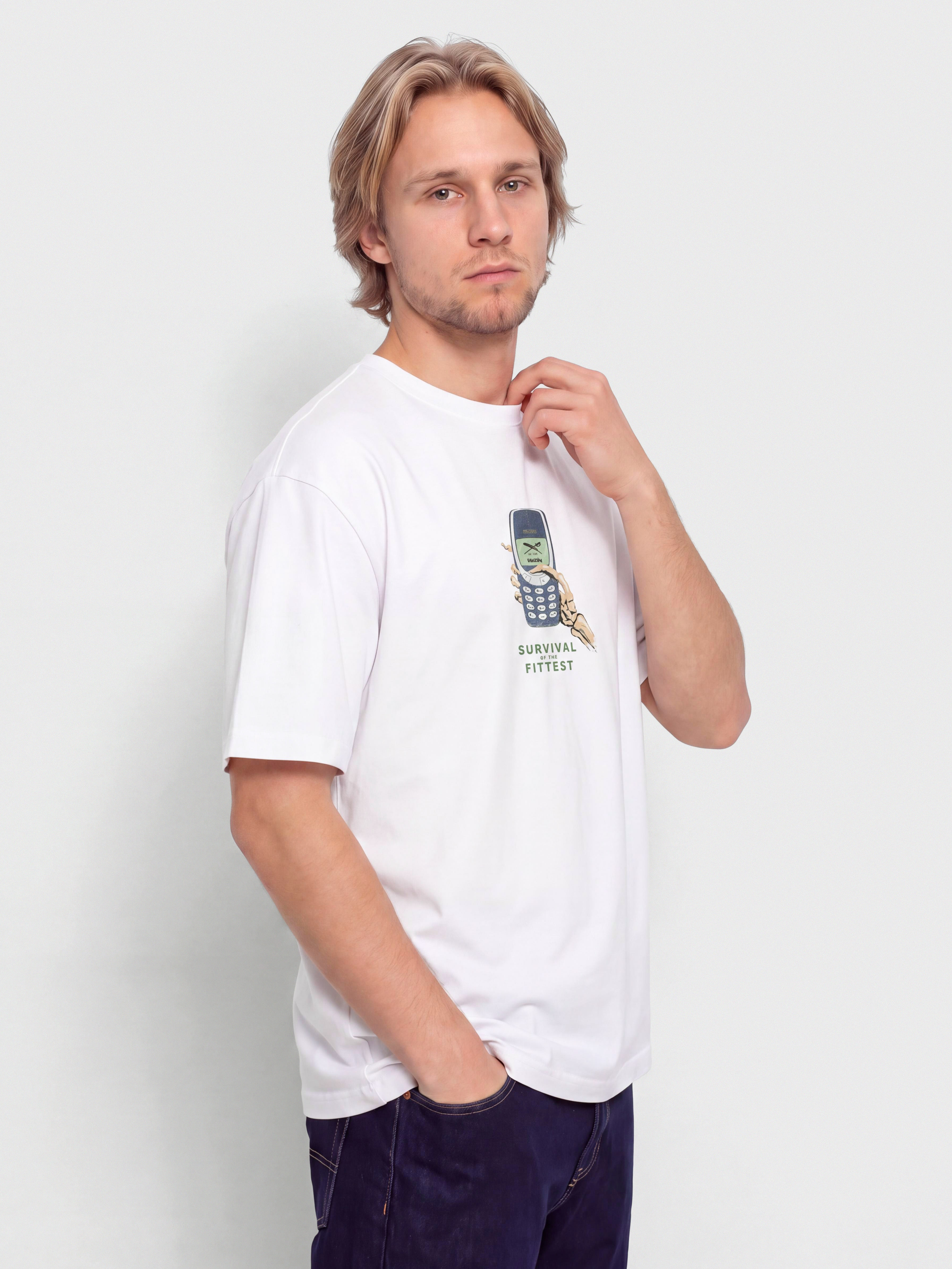 Тениска Iriedaily The Fittest (white)