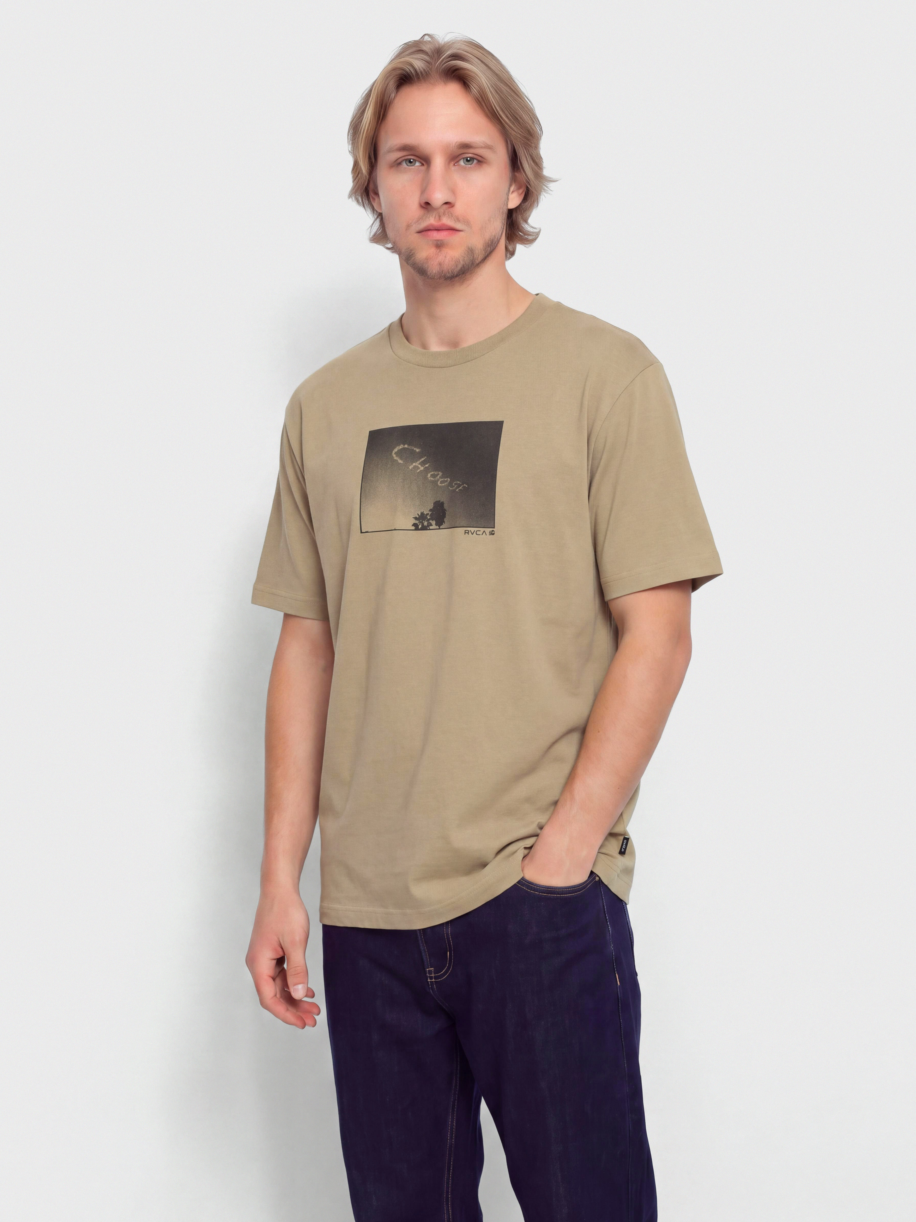 Тениска RVCA Choose (tobacco)