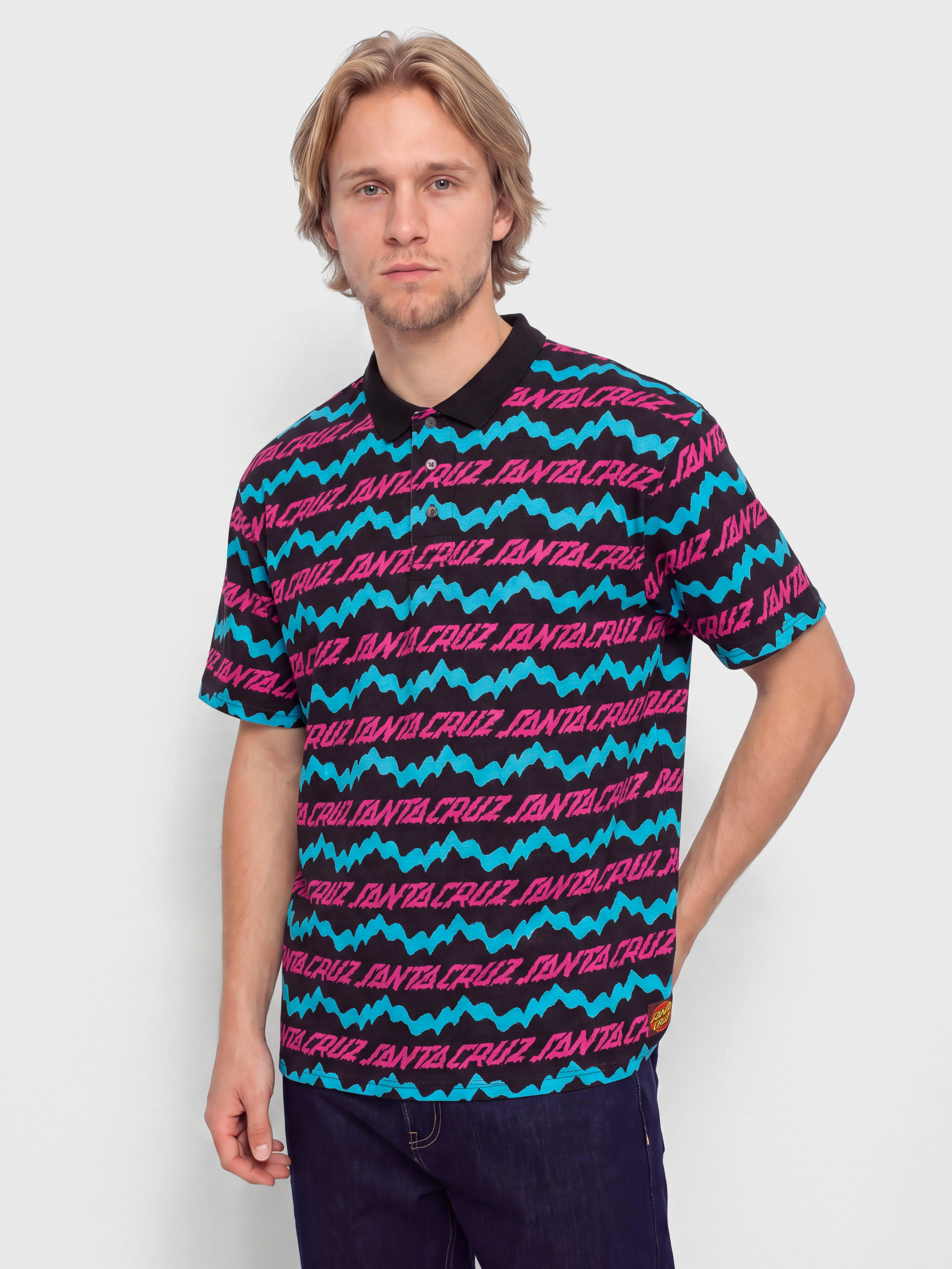 Тениска Santa Cruz Slime Drip Polo