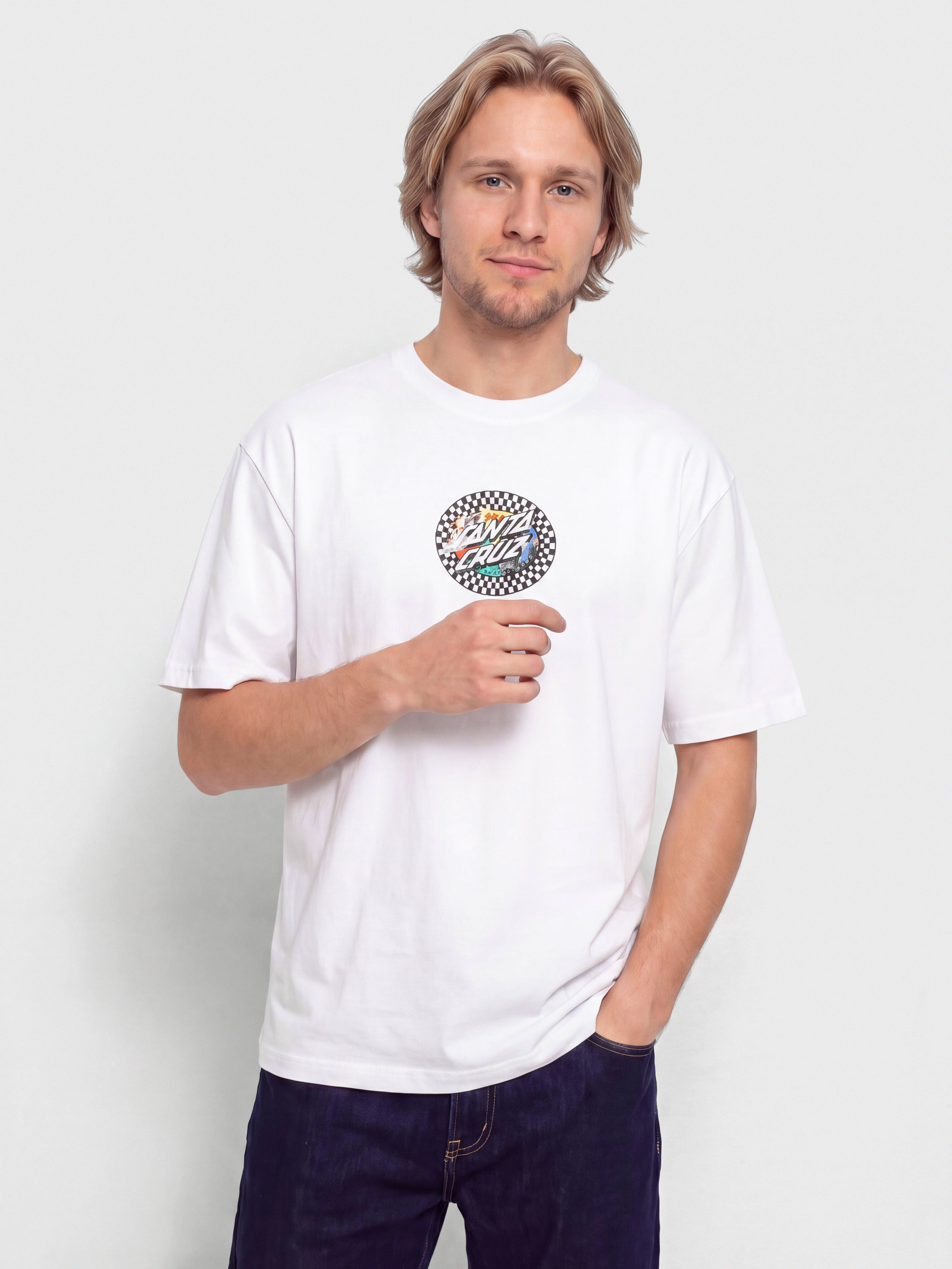 Тениска Santa Cruz Collage Oval Dot (white)