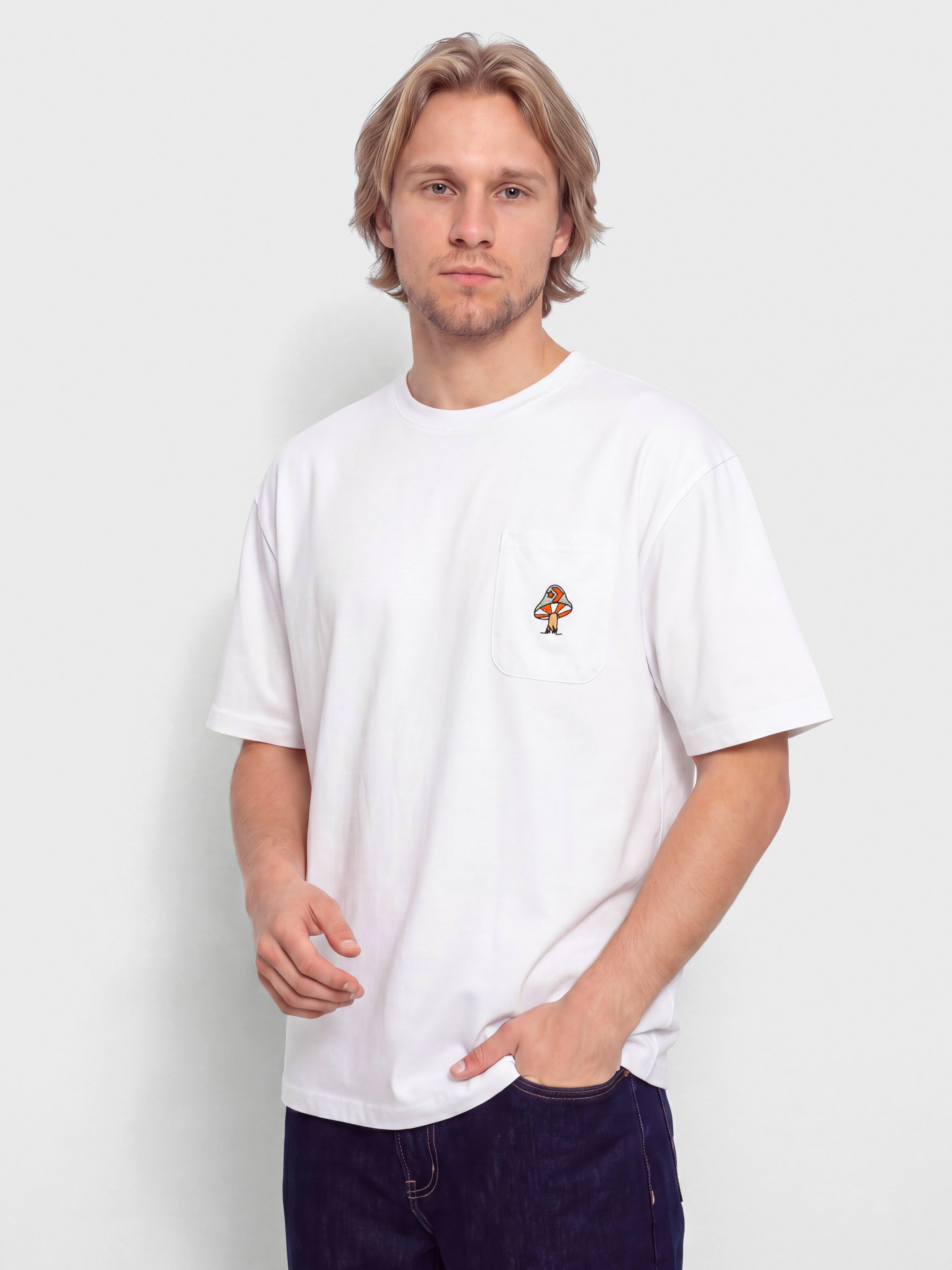 Тениска Converse Mushroom Star Chevron (optical white)