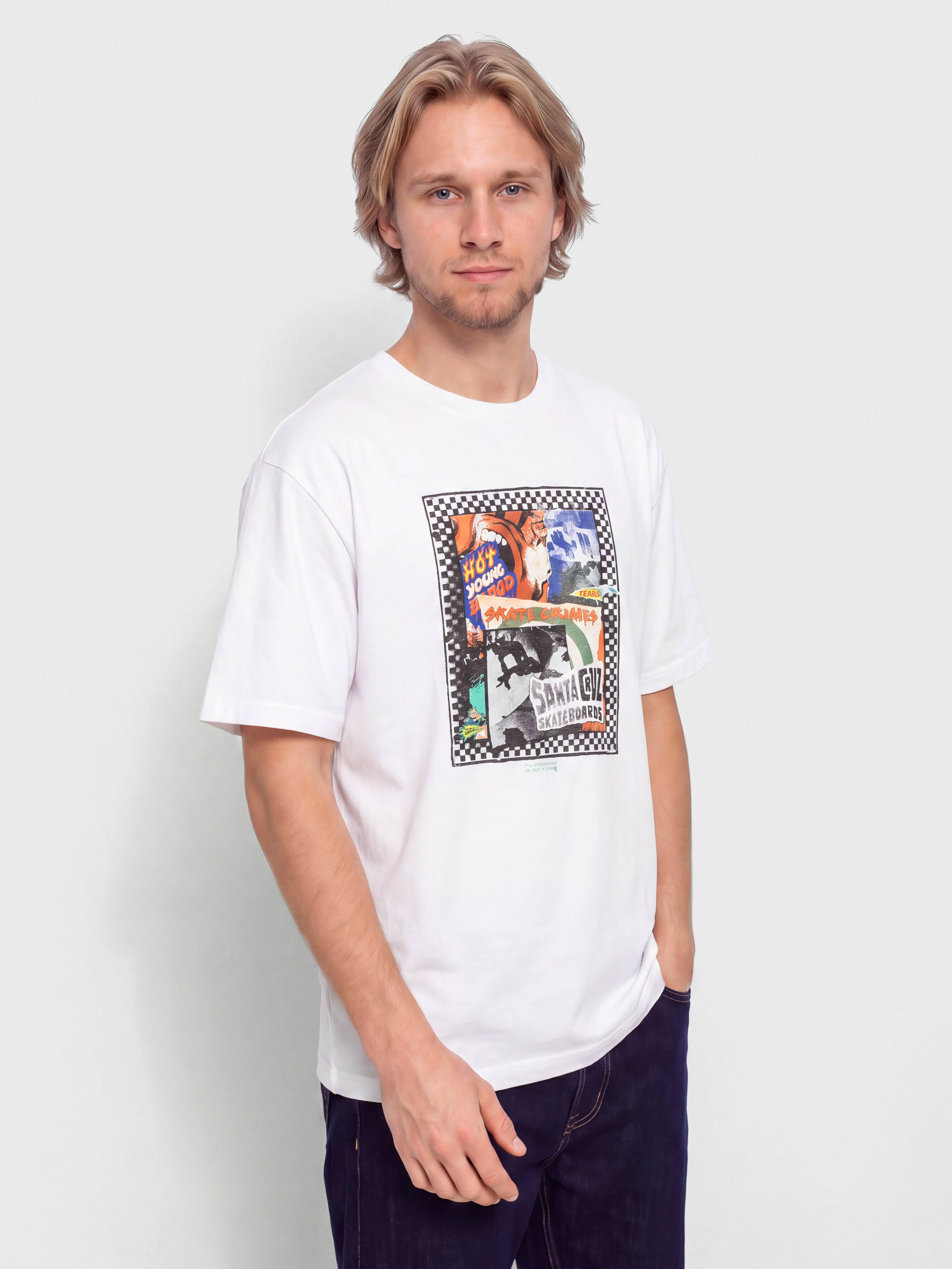 u0422u0435u043du0438u0441u043au0430 Santa Cruz Ad Collage Front (white)
