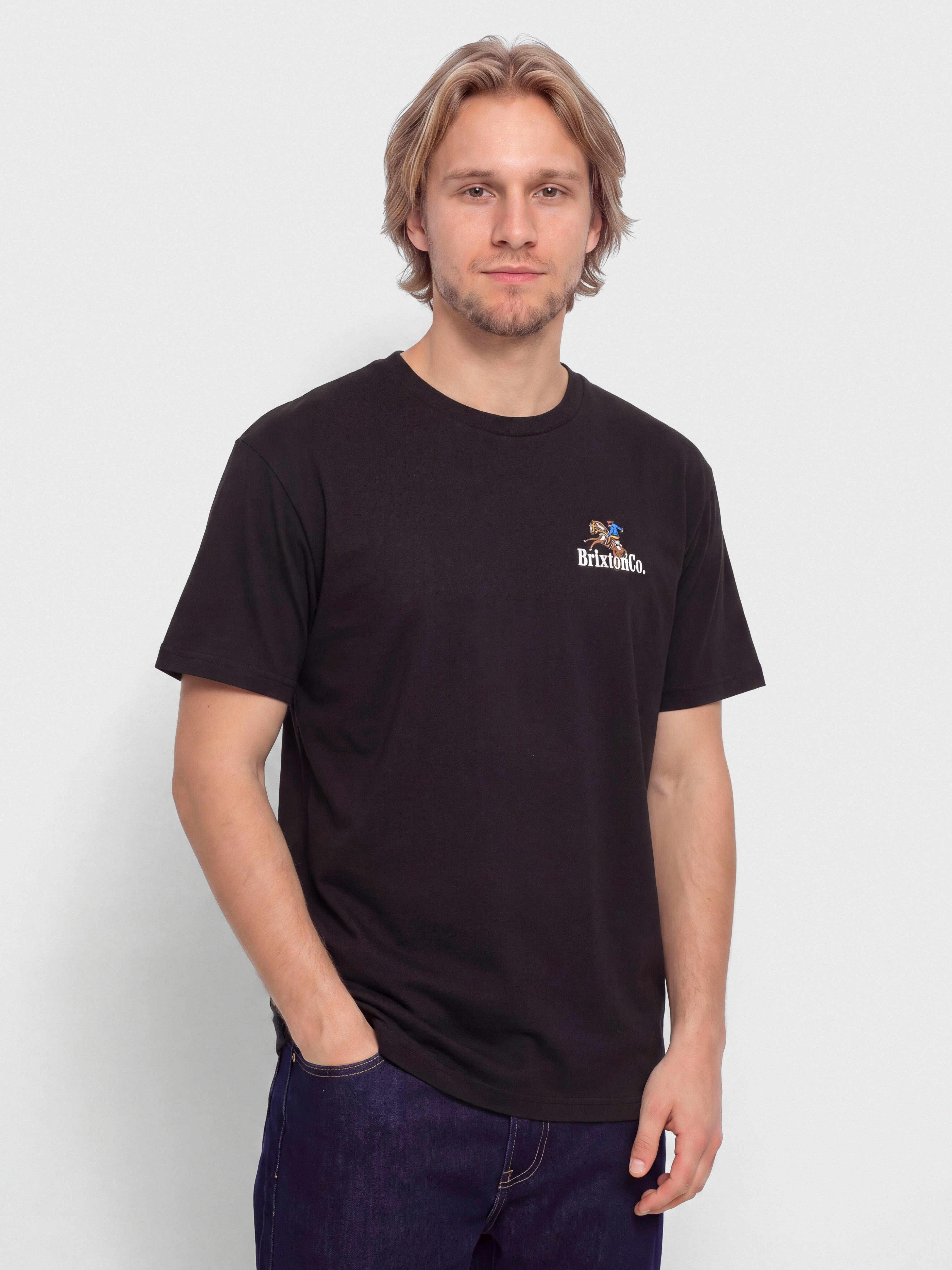 Тениска Brixton Inwood Stt (black)