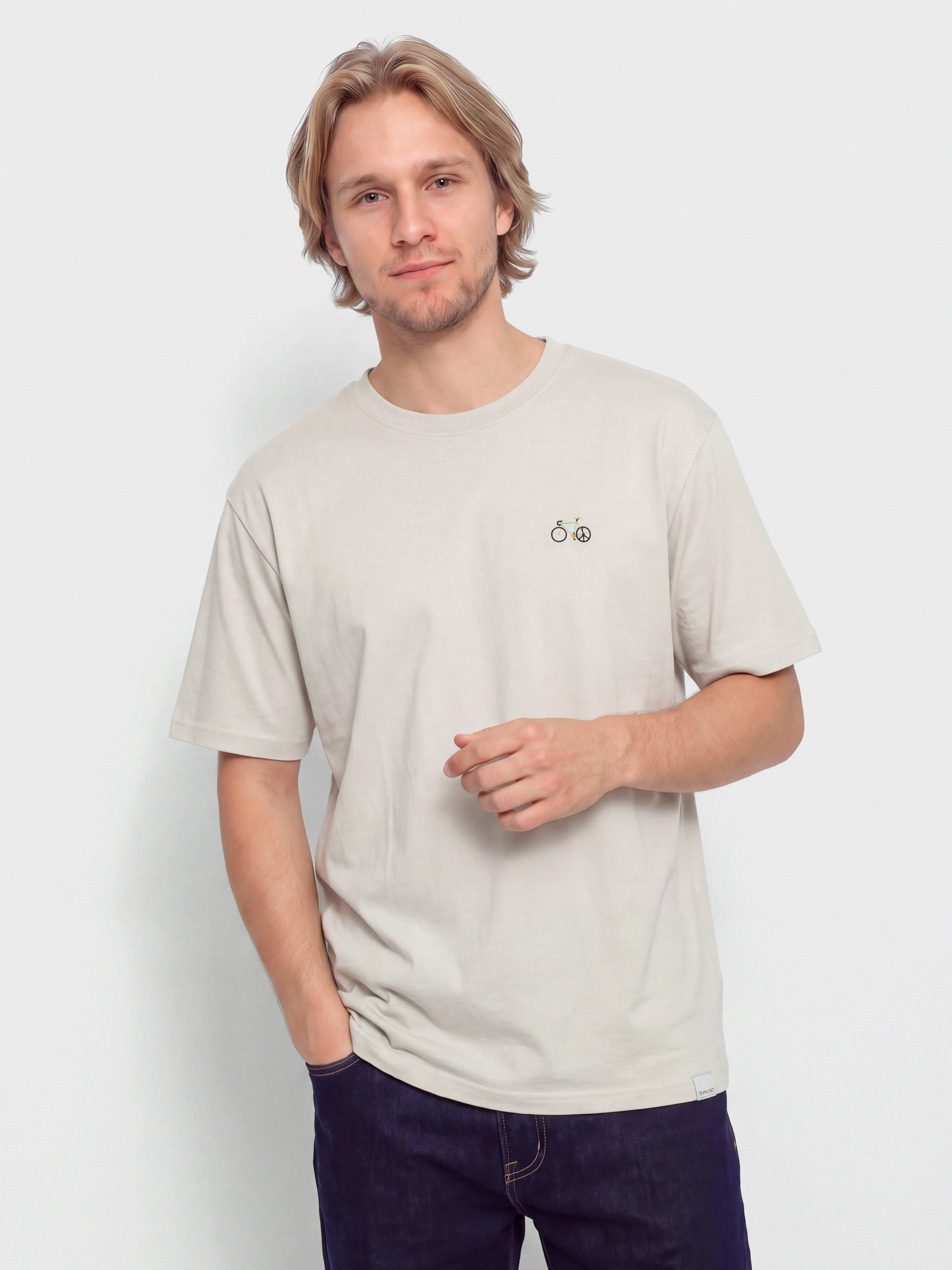 Тениска Iriedaily Peaceride Emb (cloud grey)