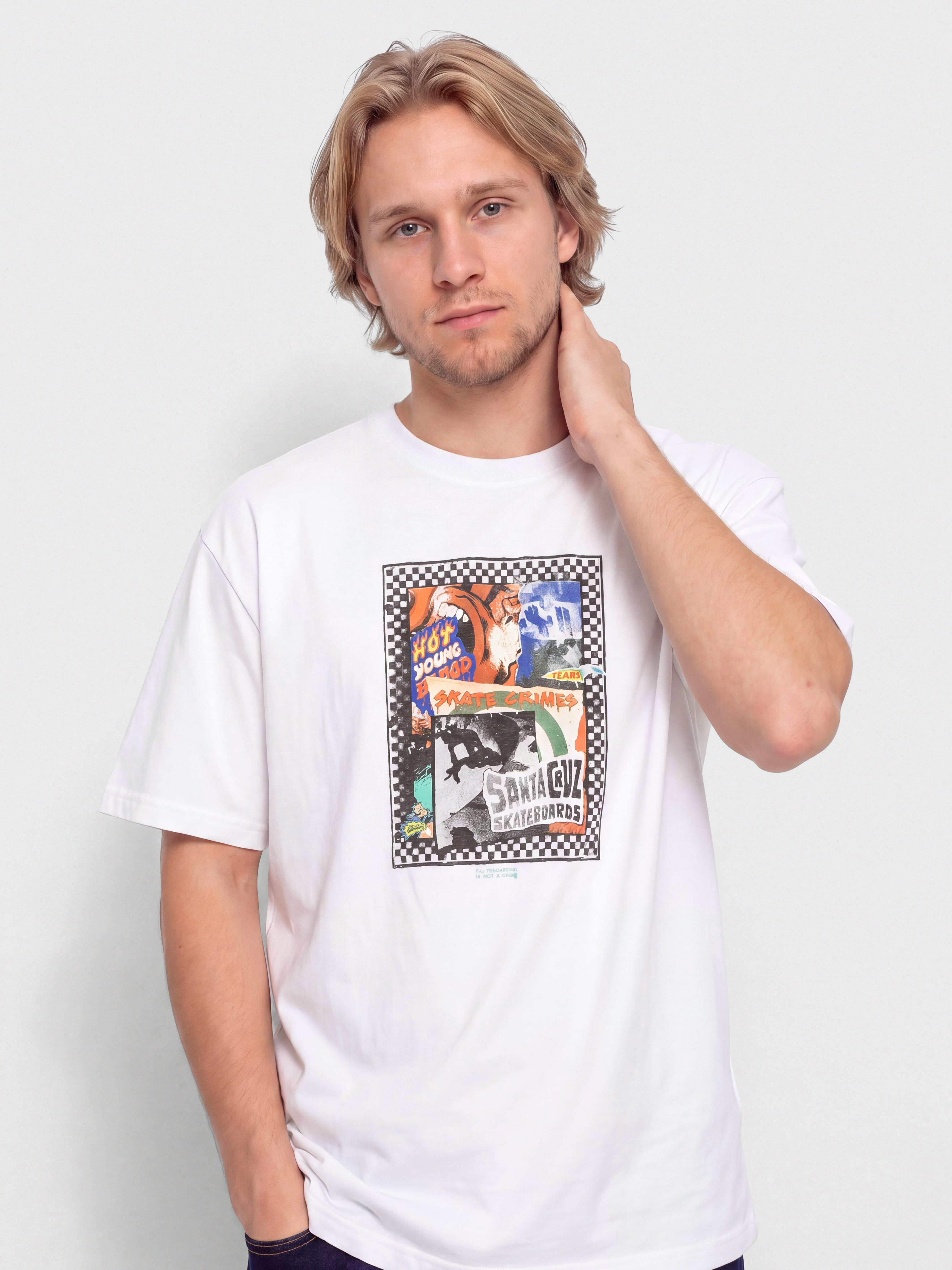 Тениска Santa Cruz Ad Collage Front (white)