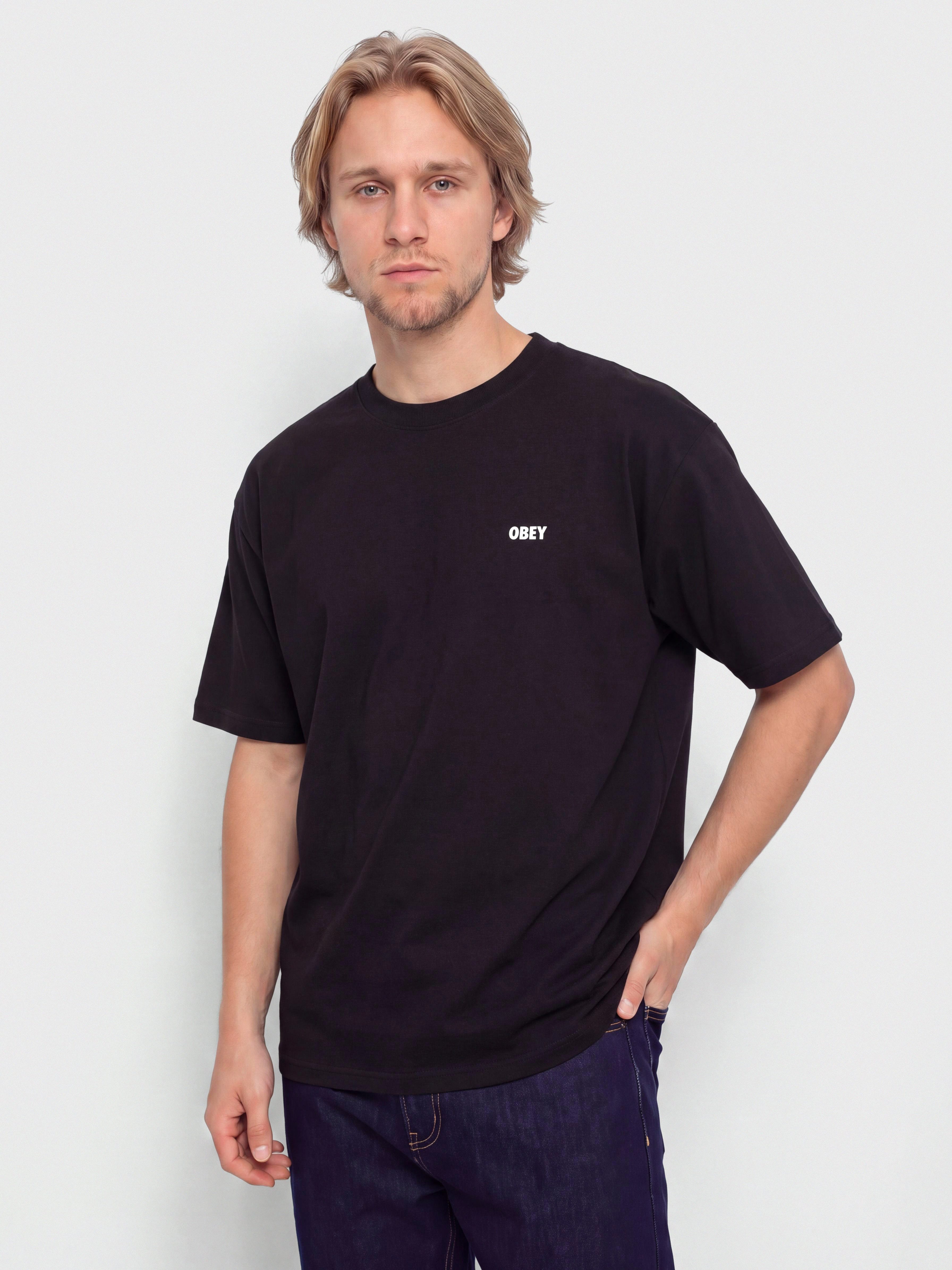Тениска OBEY Established Works Bold (black)