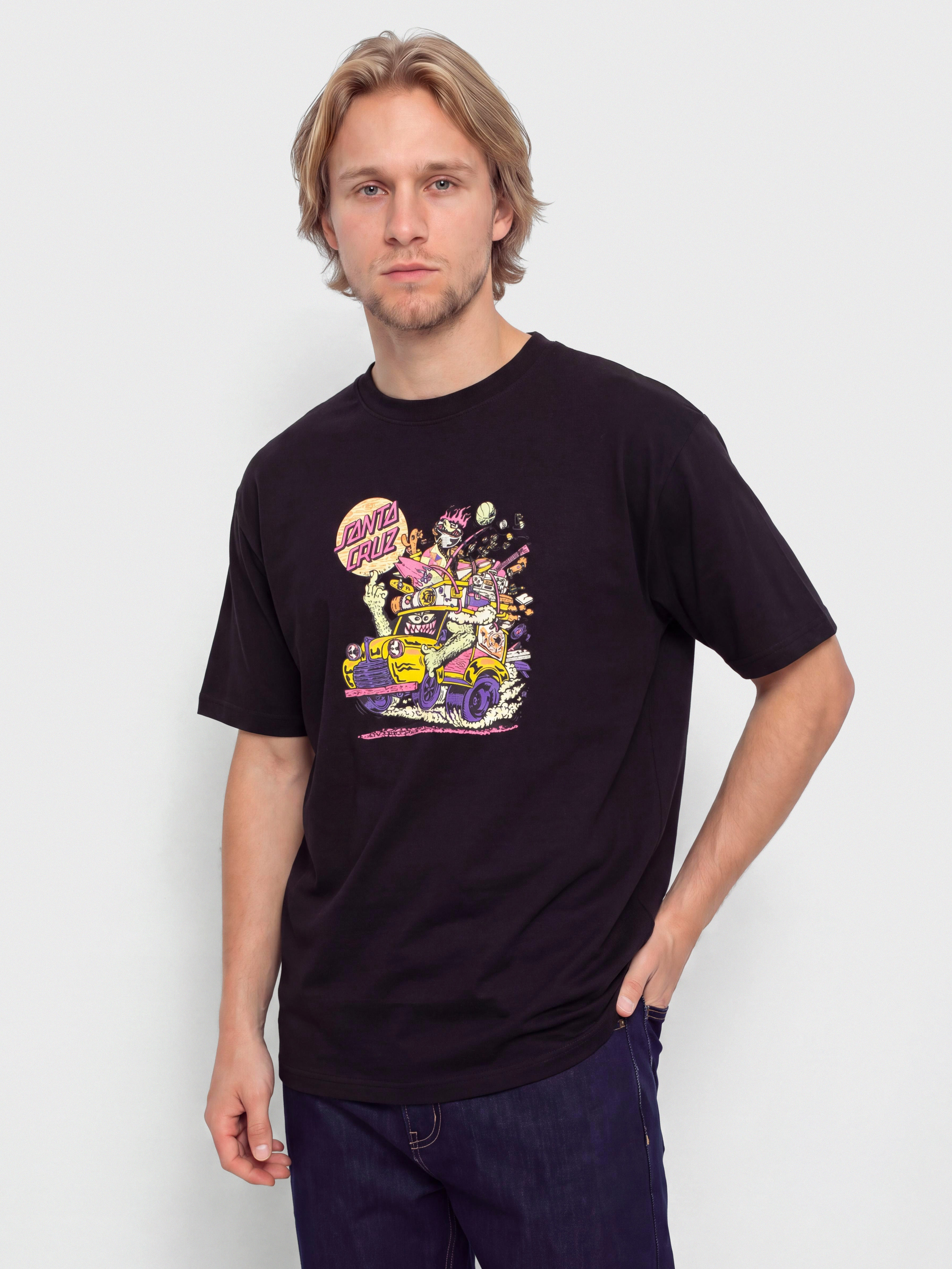 Тениска Santa Cruz Johnson Beast Wagon (black)