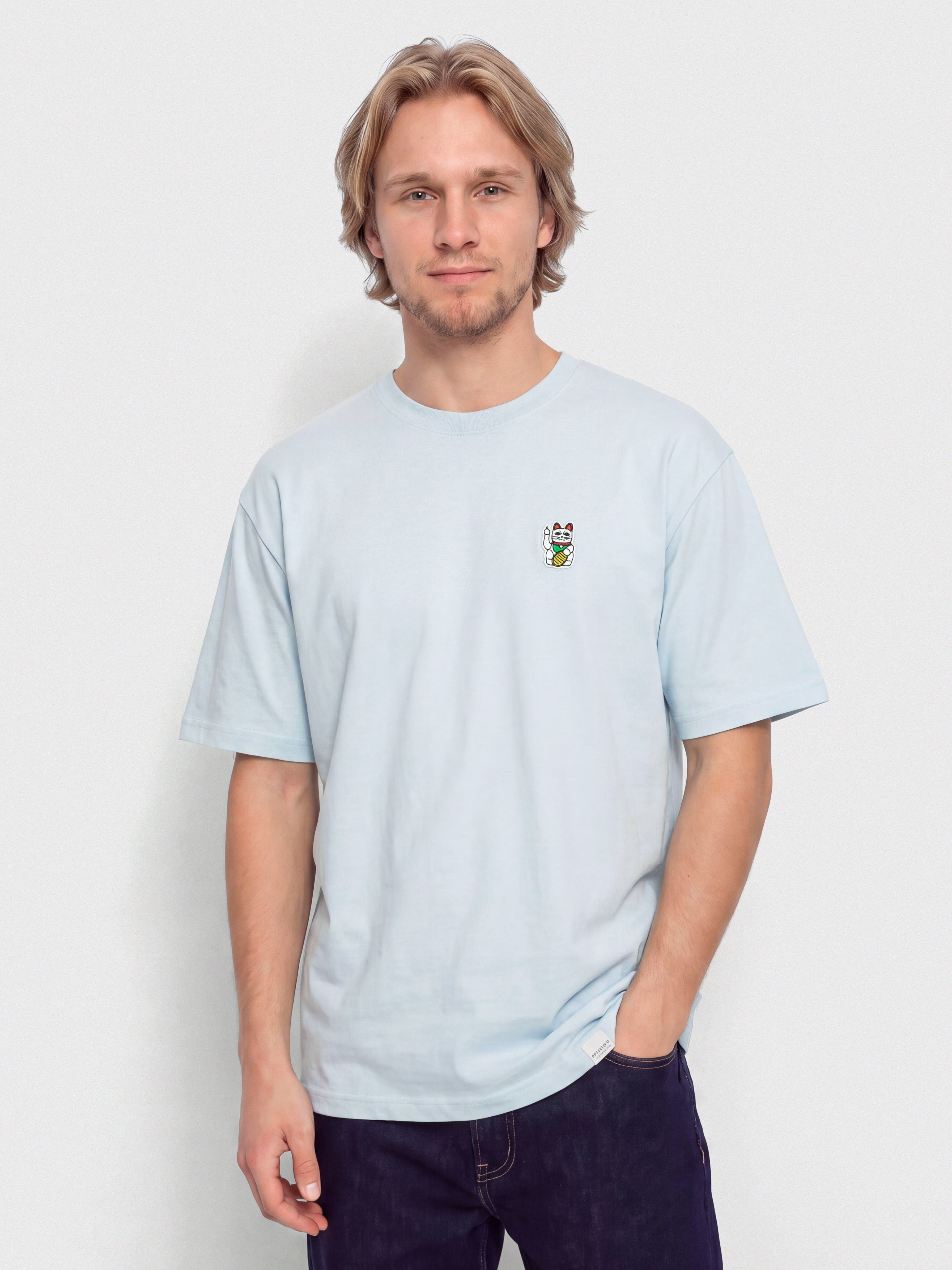 Тениска Iriedaily Bye Bye (ice blue)