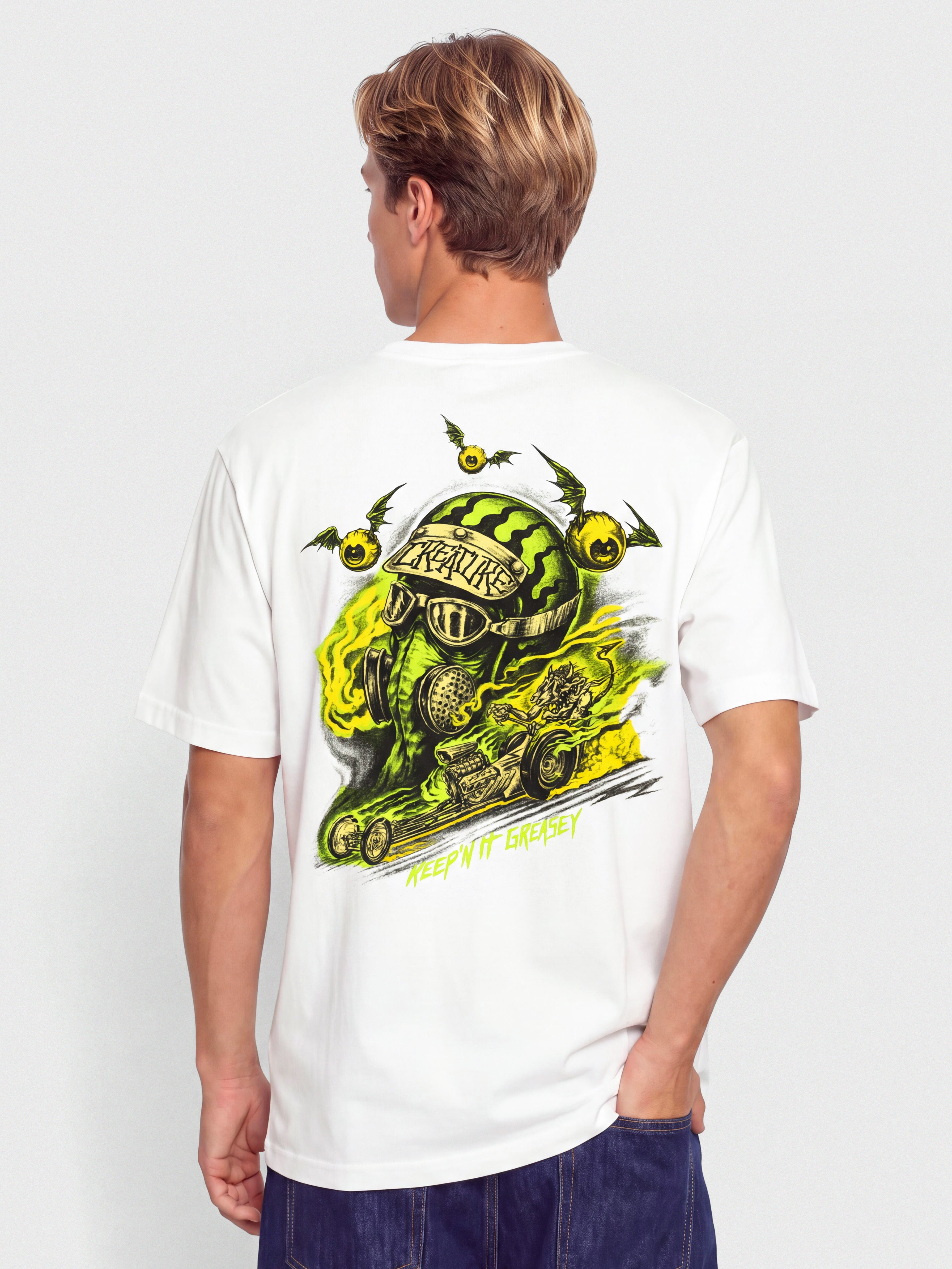 Тениска Creature Crash And Burn (white)