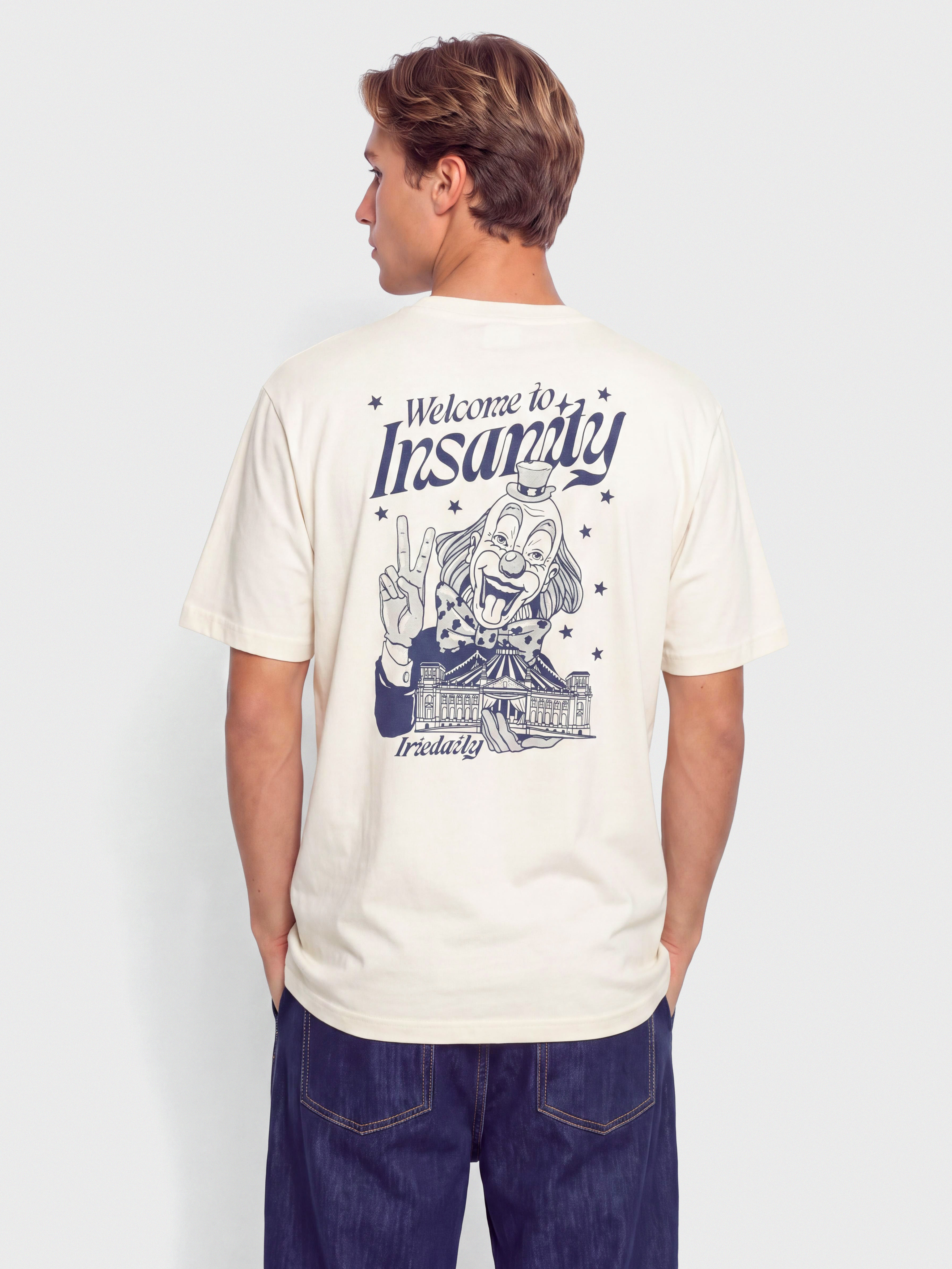 Тениска Iriedaily Clownsanity (undyed)