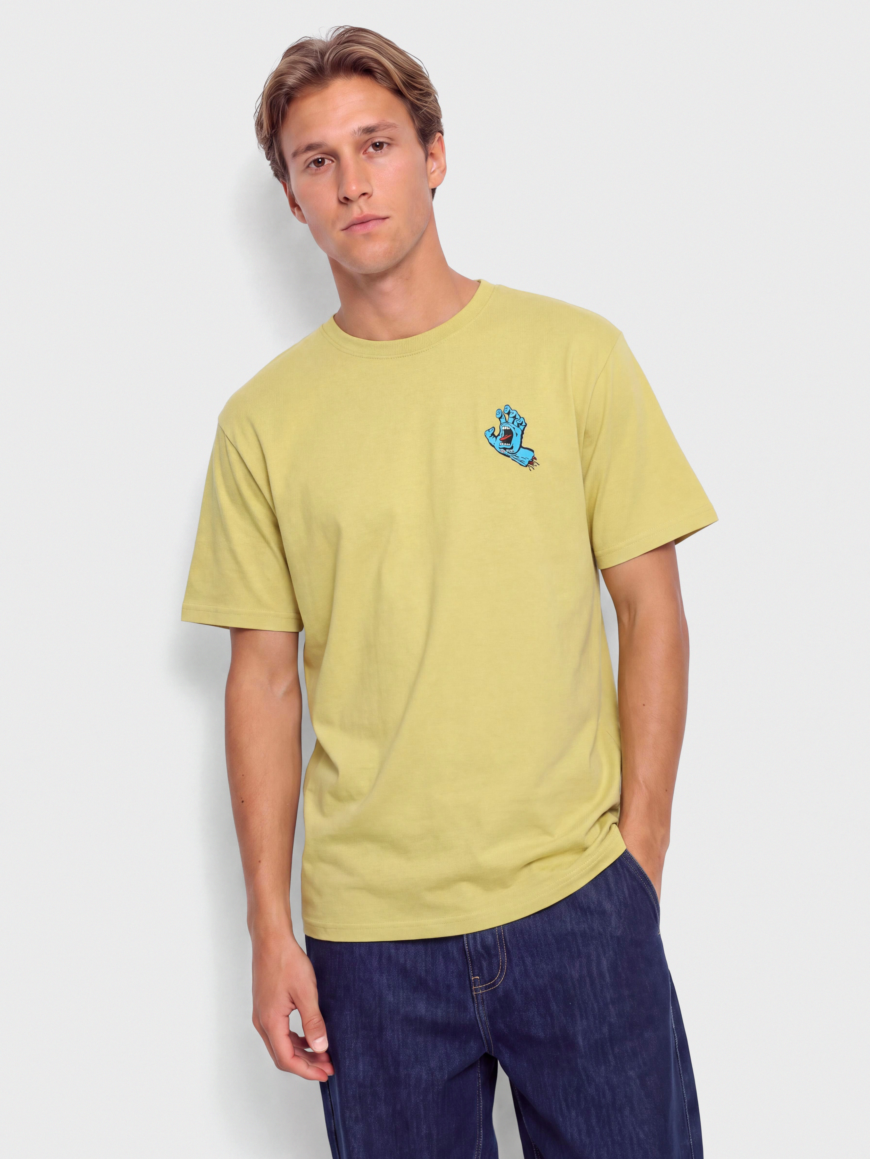 Тениска Santa Cruz Screaming Hand Chest (faded khaki)