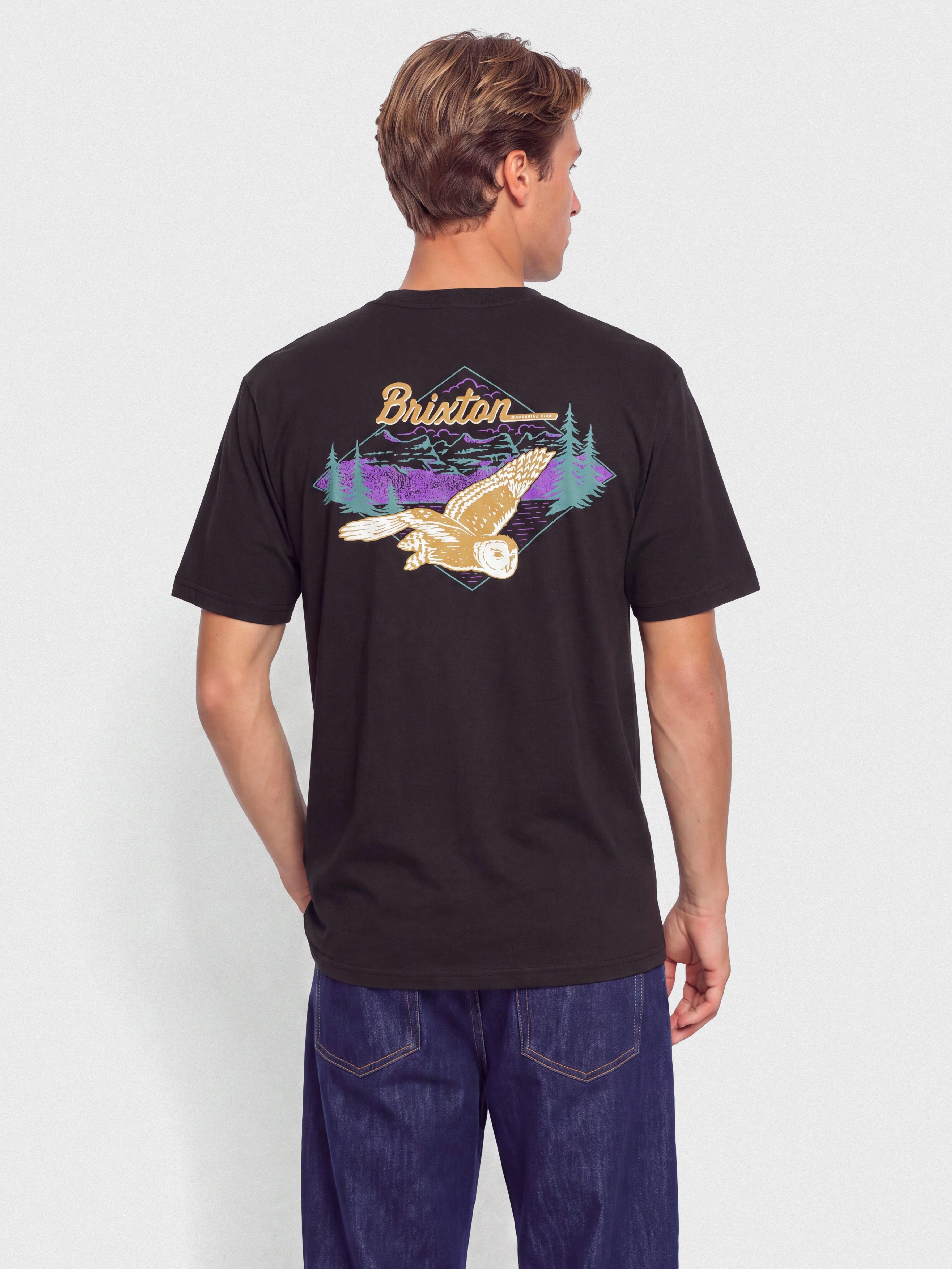 Тениска Brixton Driftway Tlrt (black)