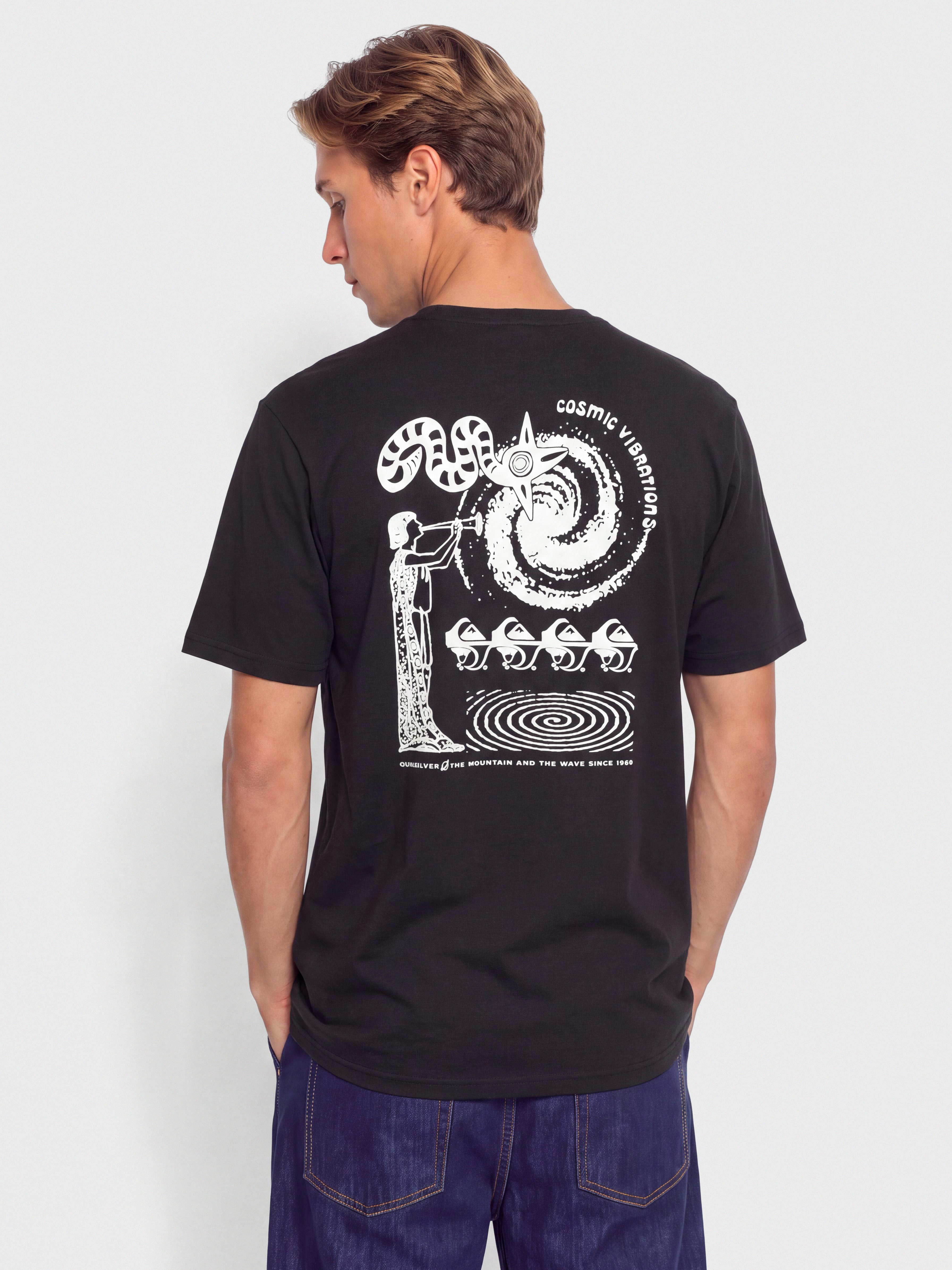 Тениска Quiksilver Cosmic Vibrations (black)