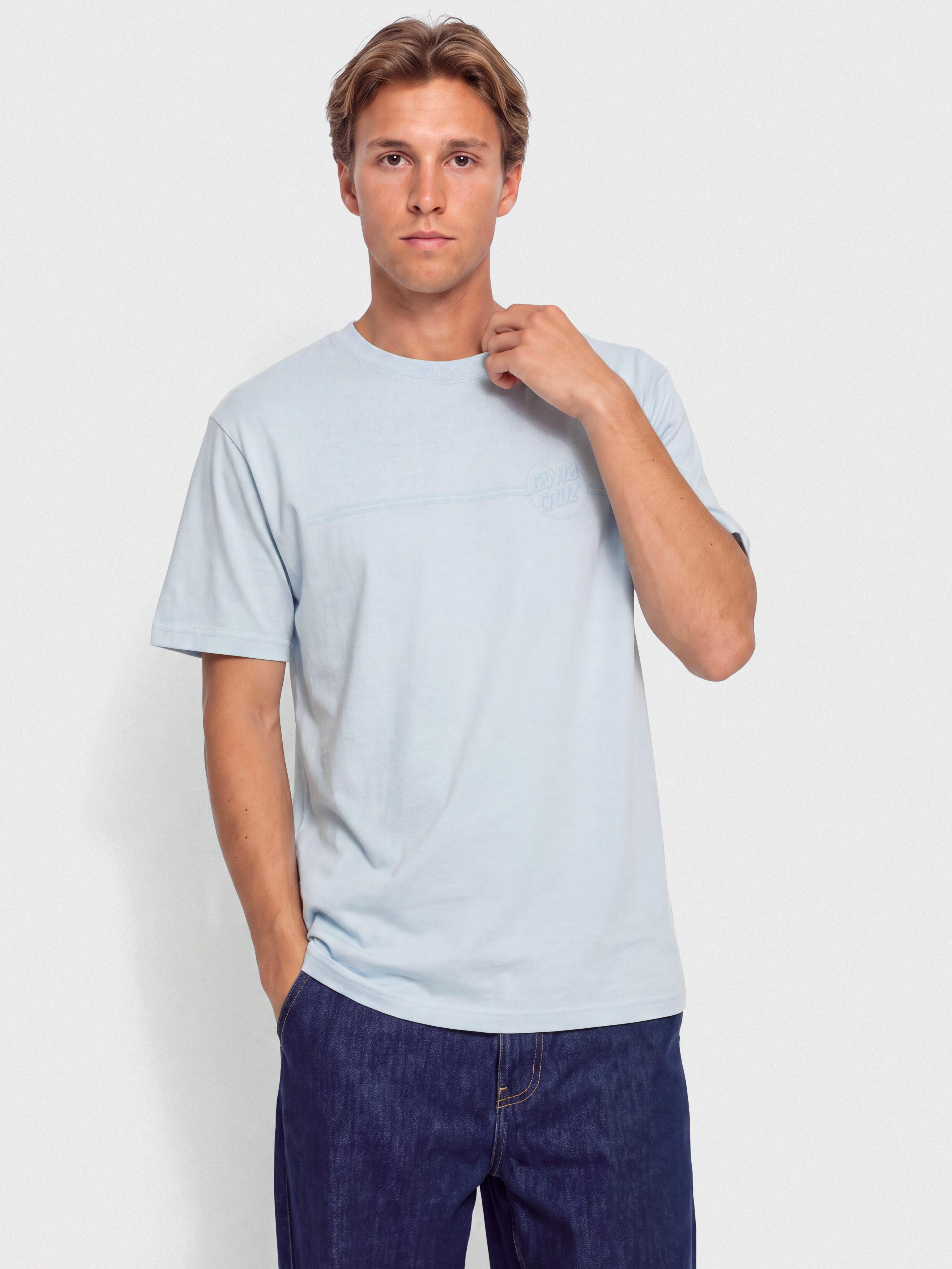 Тениска Santa Cruz Tonal Opus Dot Stripe (fresh blue)