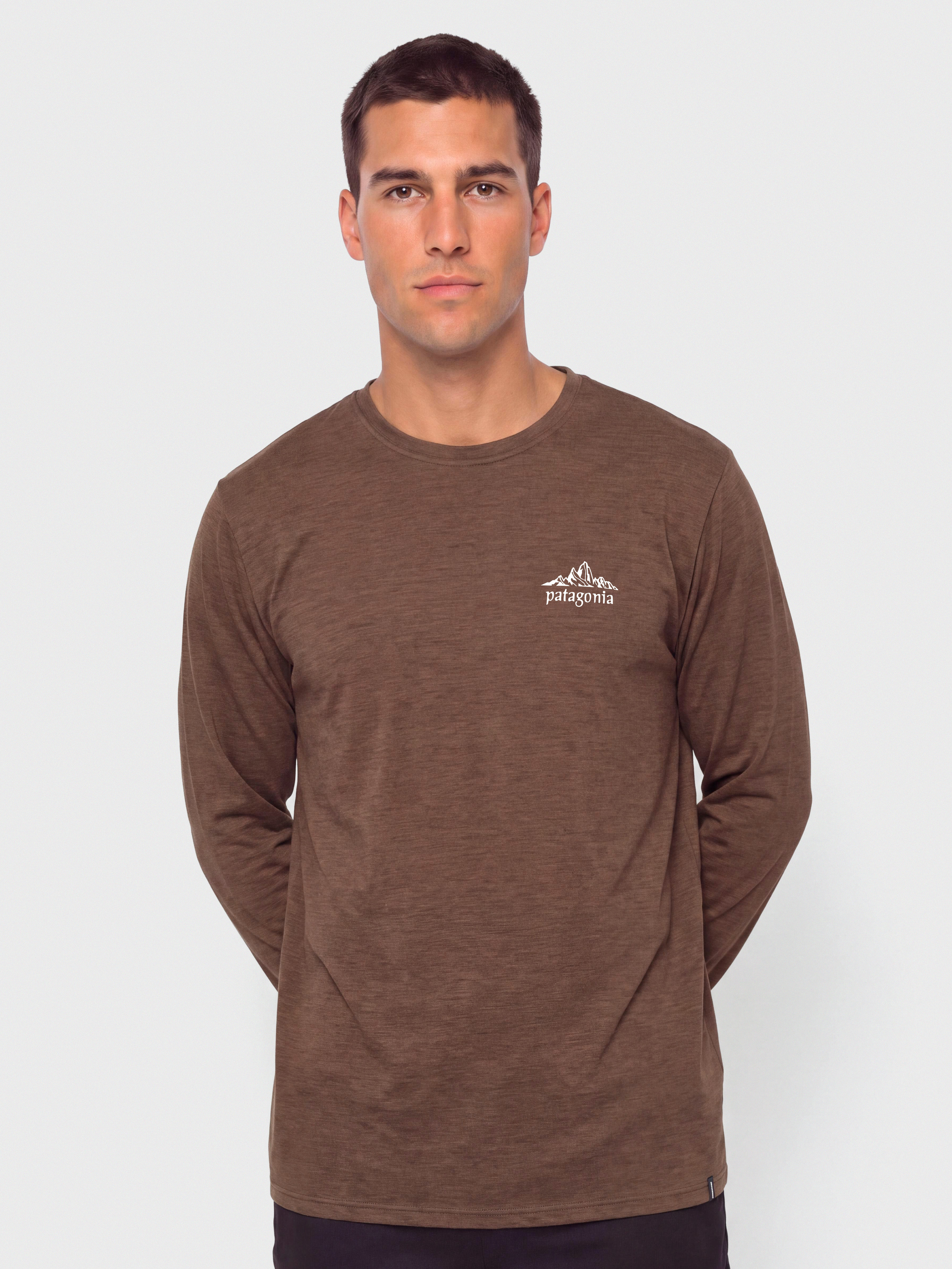 Блуза Patagonia Cap Cool Daily Cloud Crag (berm brown light berm brown x dye)