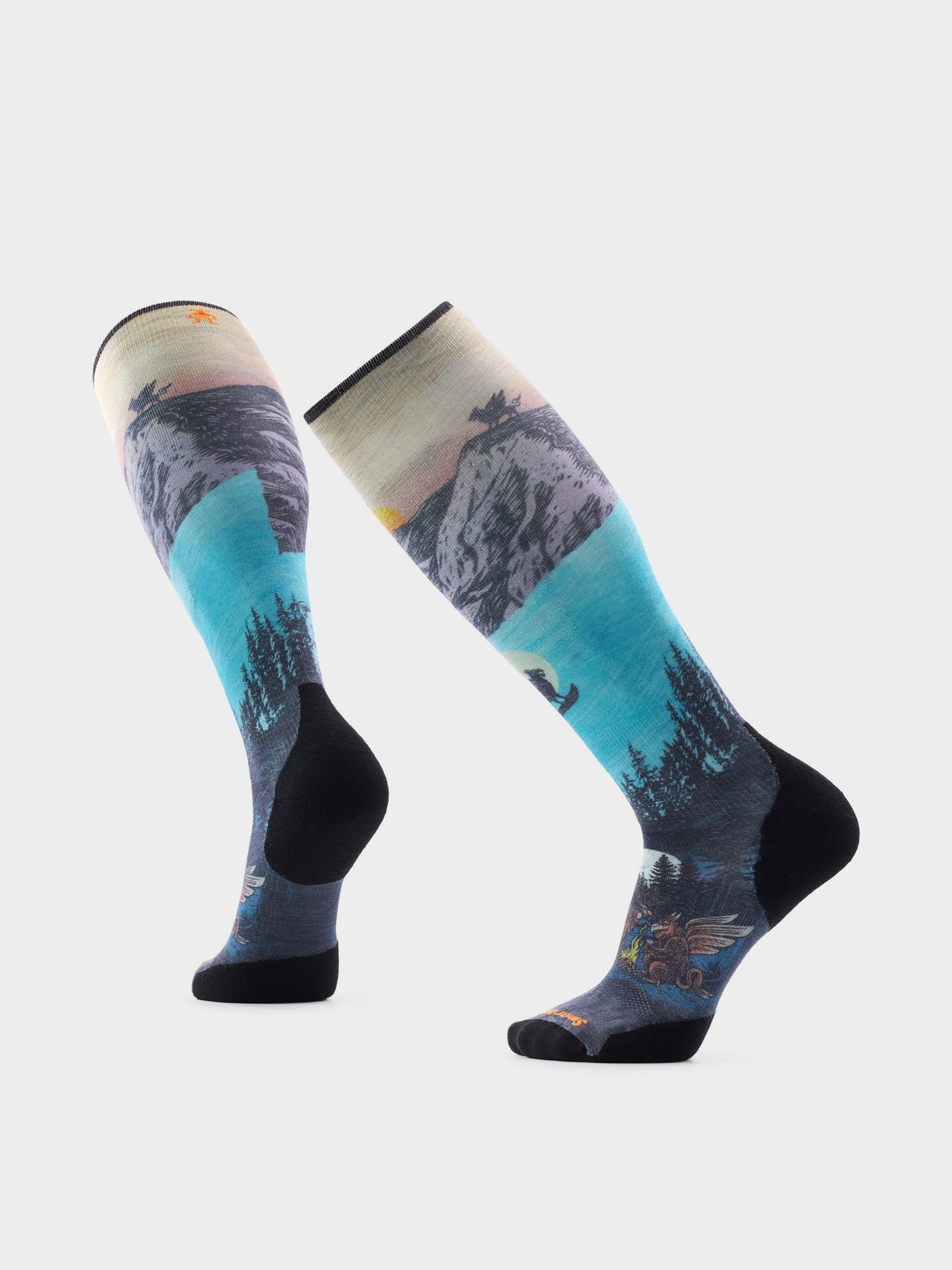 Чорапи Smartwool Ski Targeted Cushion Winter Phase Print Otc