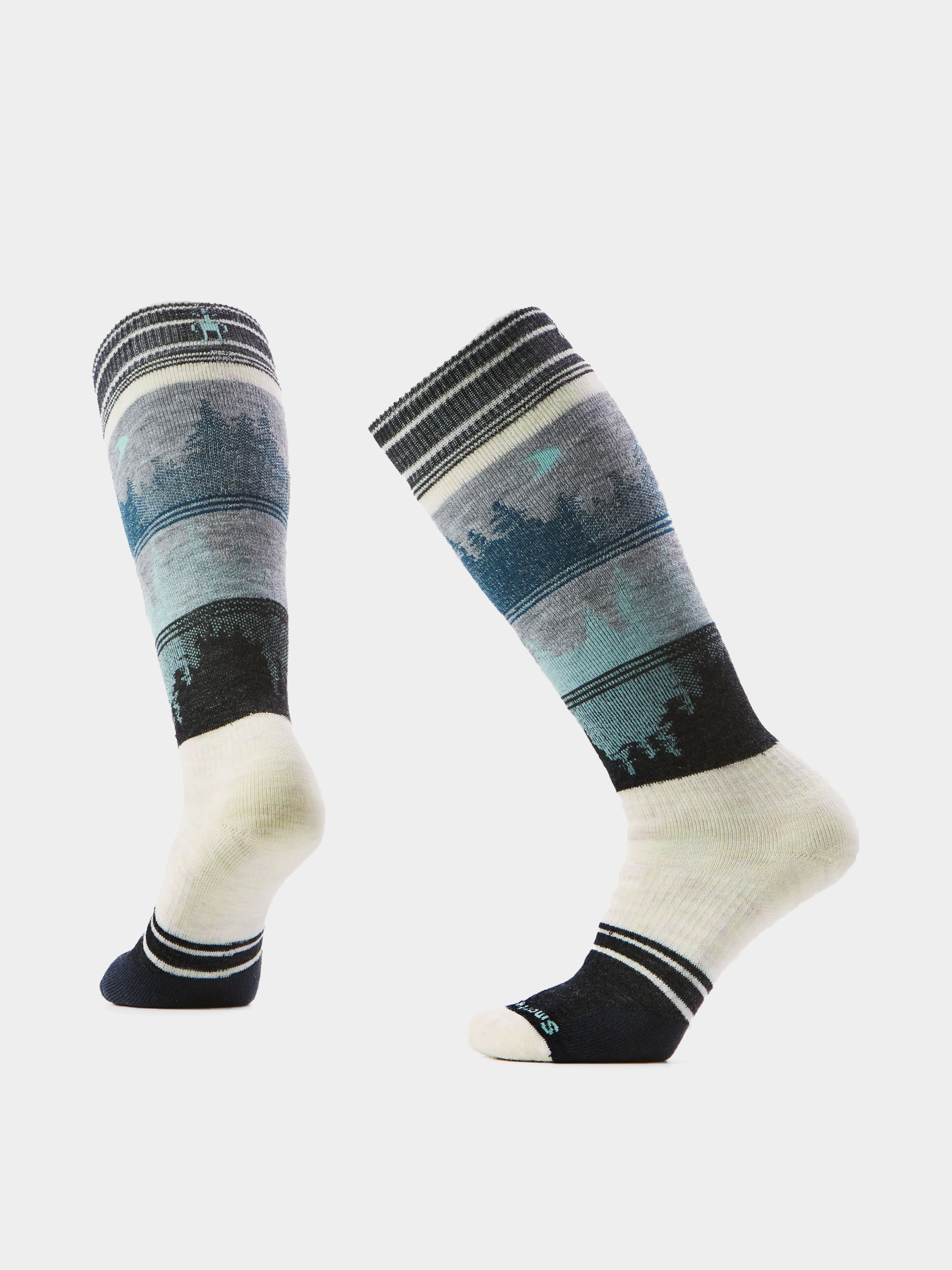 Чорапи Smartwool Snowboard Full Cushion Twilight Vista Otc Wmn (moonbeam)