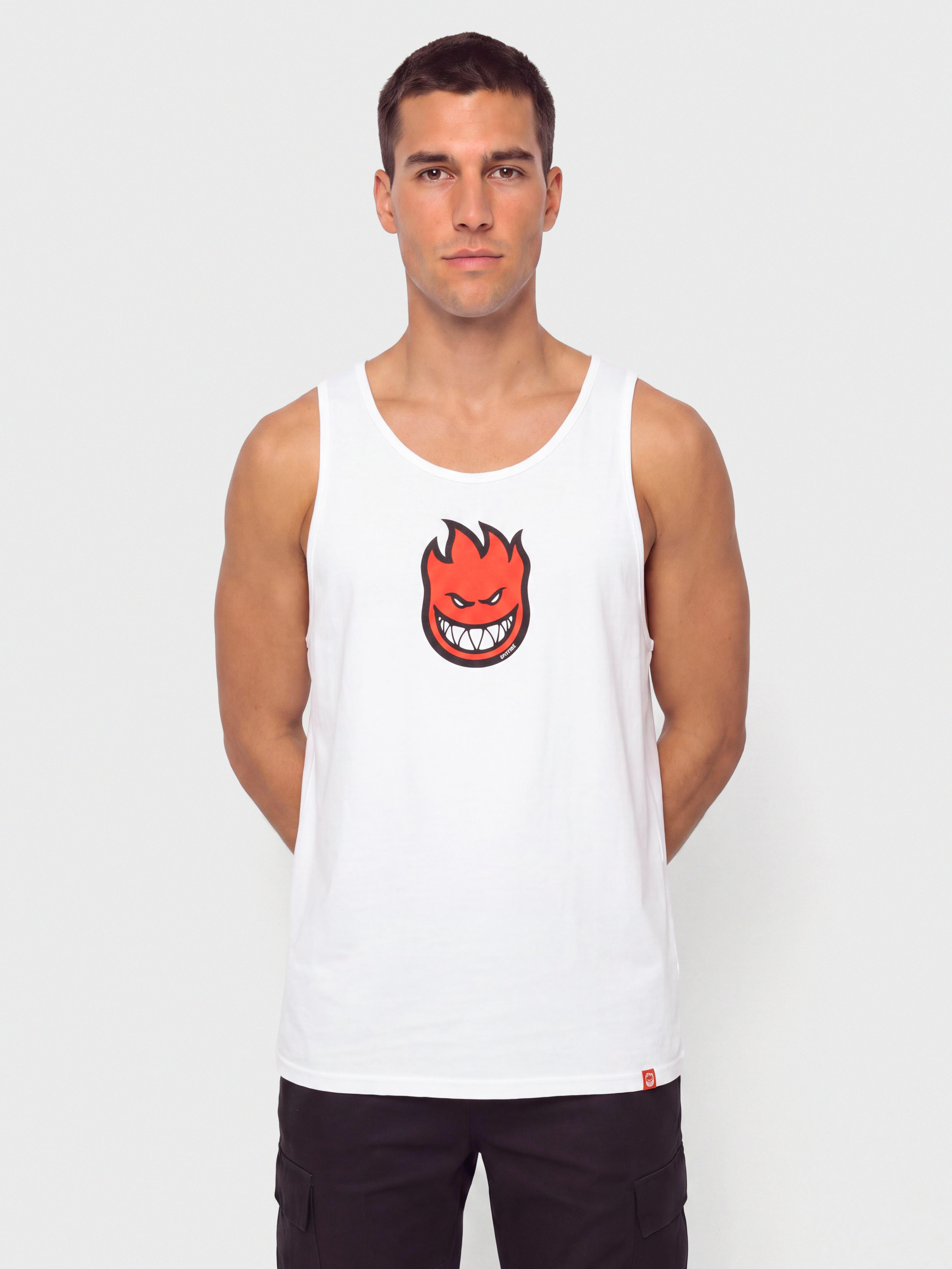 u0422u0435u043du0438u0441u043au0430 Spitfire Bighead Mid Fill (white w/red black white print)