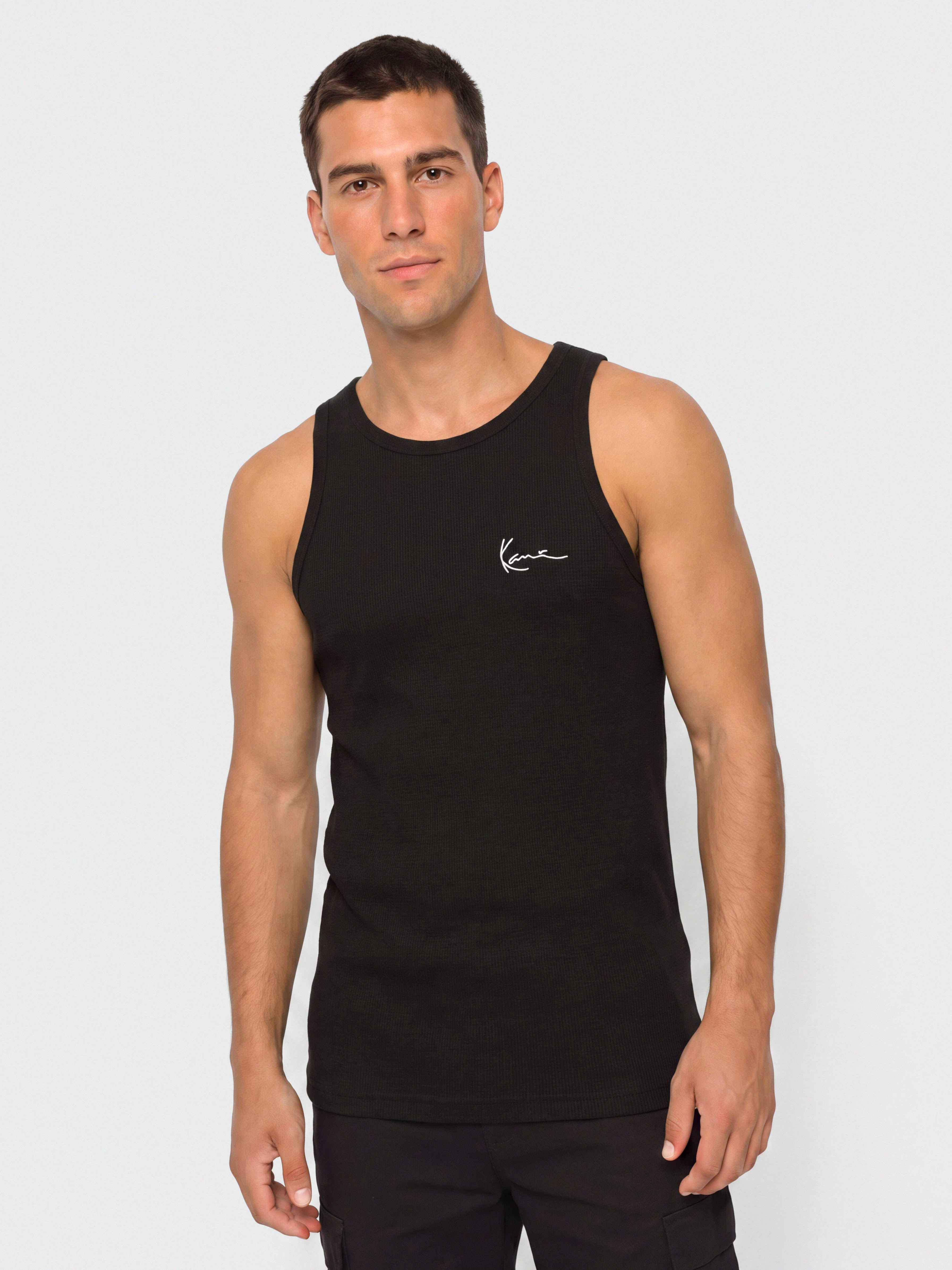 Тениска Karl Kani Chest Signature Essential Waffle (black)