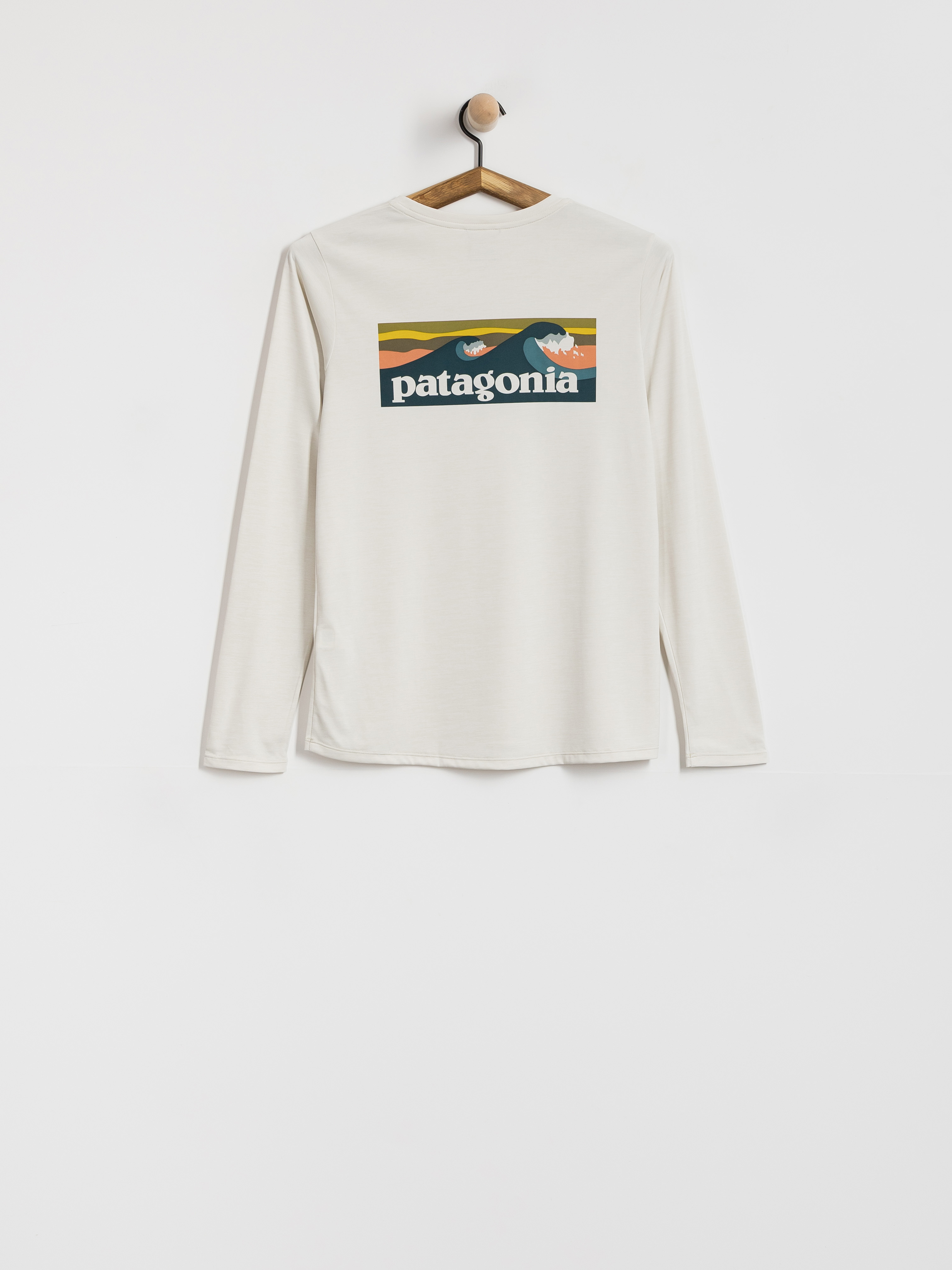 Блуза Patagonia Cap Cool Daily Boardshort Logo Wmn (dyno white)