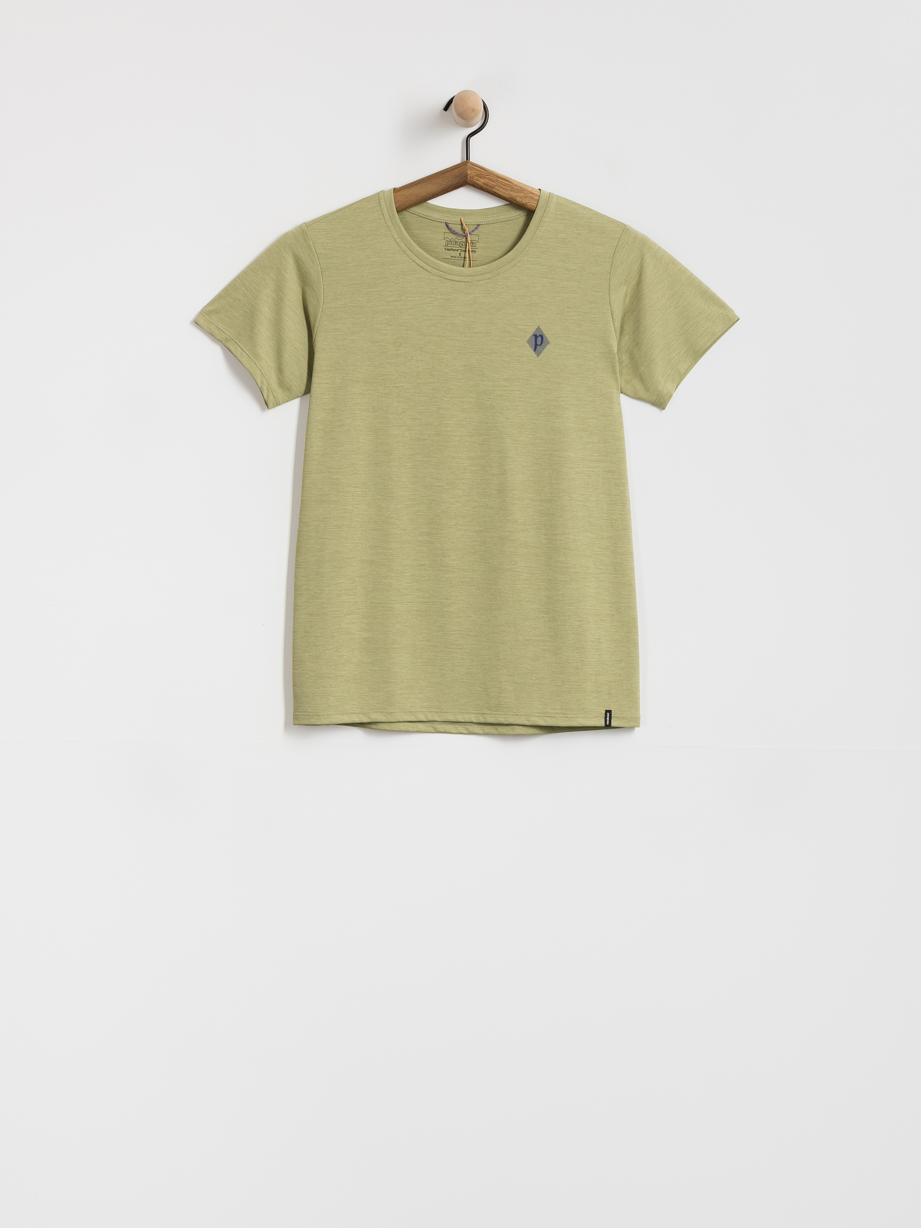 Тениска Patagonia Cap Cool Daily Hut Tripper Wmn (gumtree green light gumtree green x dye)