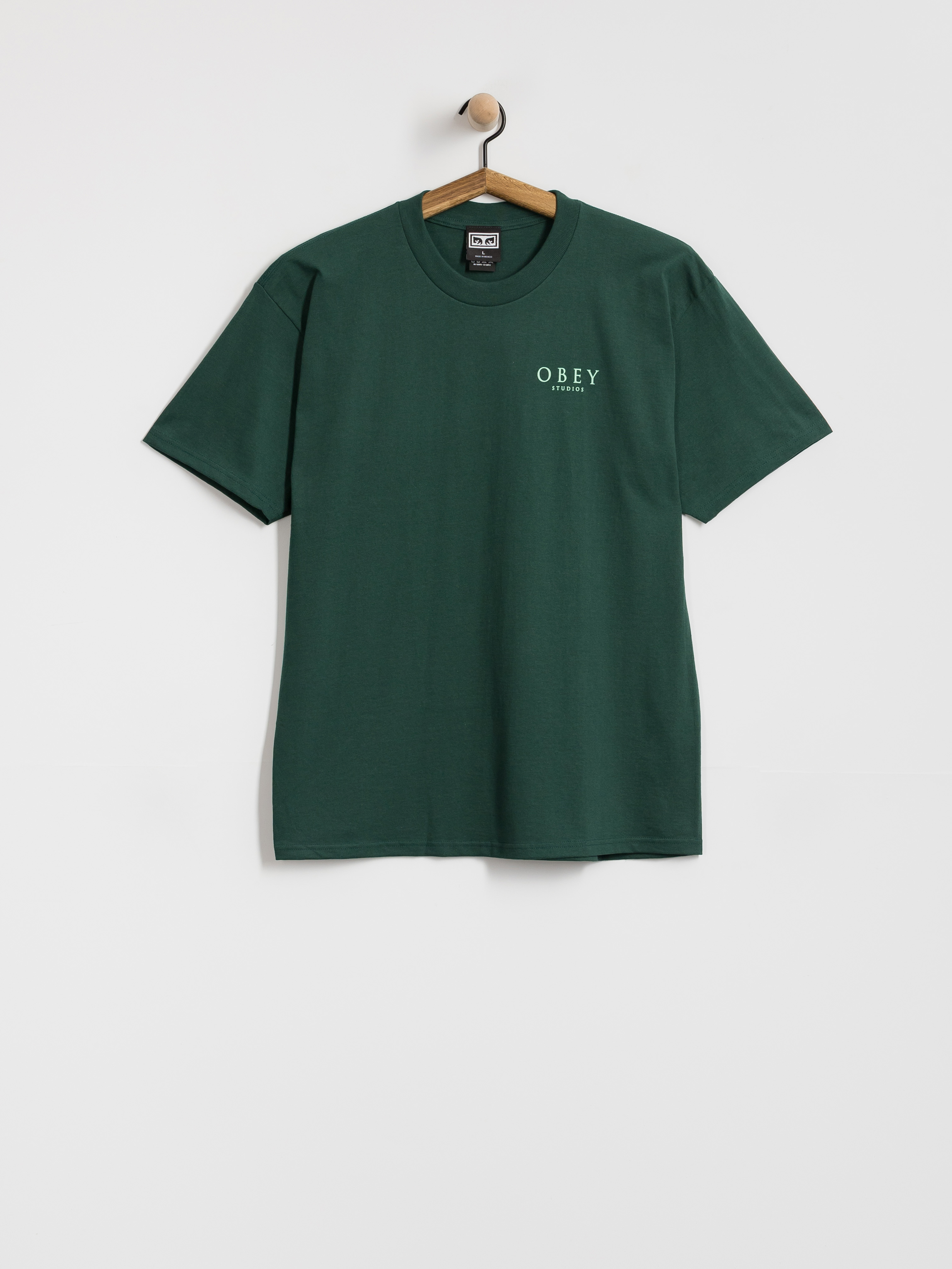 Тениска OBEY Flores Robus (rainforest)