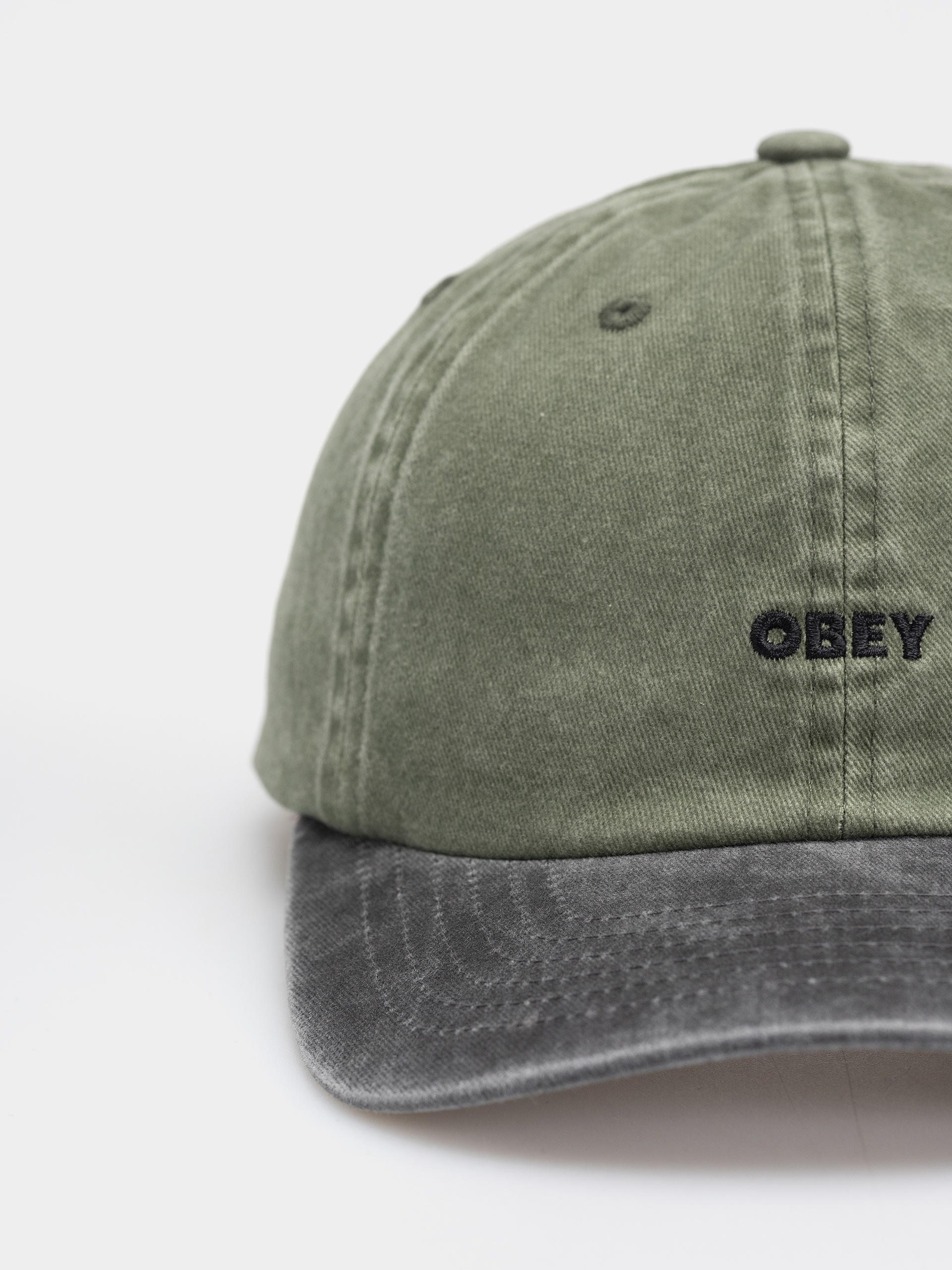 Шапка с козирка OBEY Pigment Bold 6 Panel (pigment olive multi)