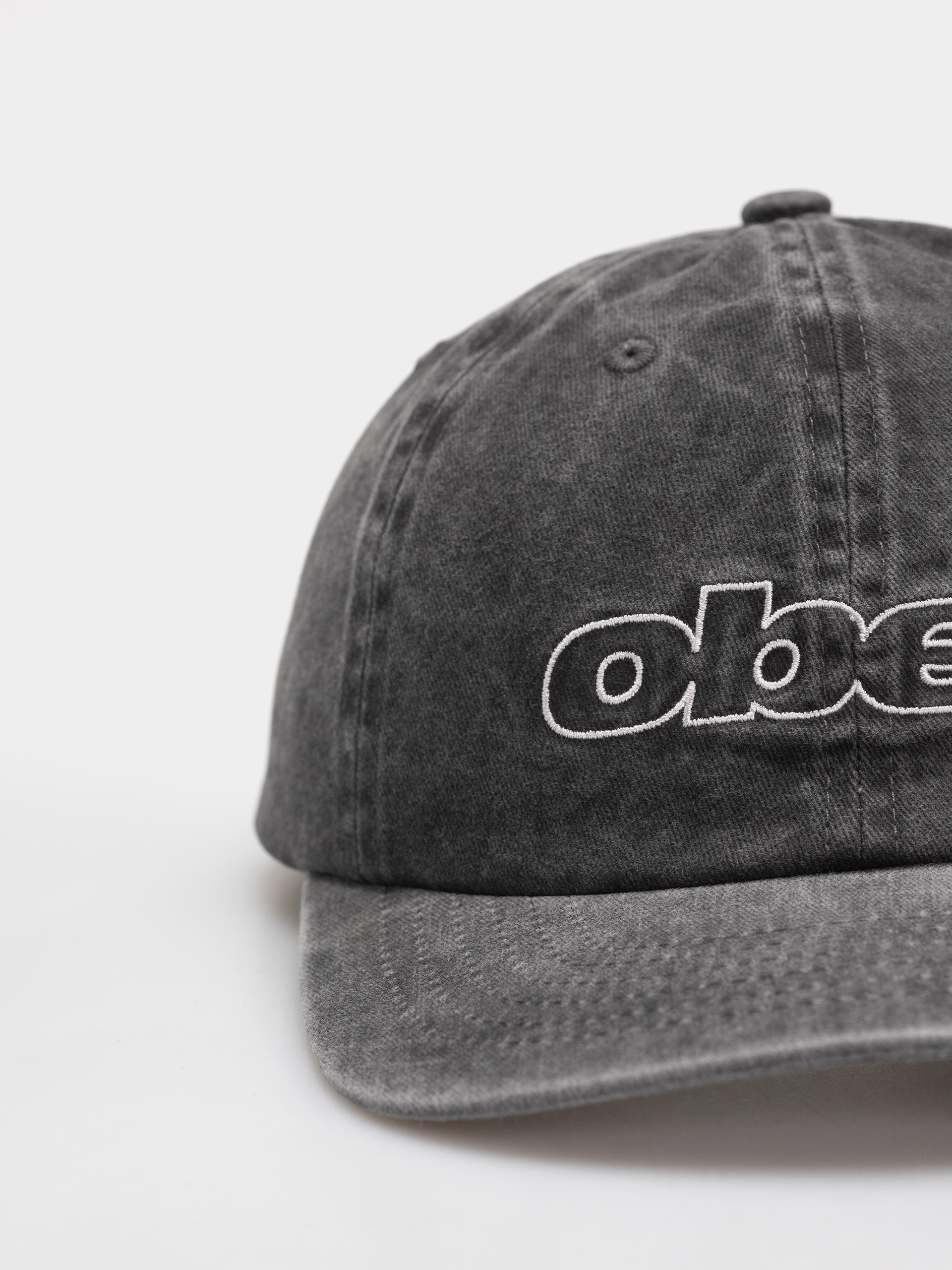 Шапка с козирка OBEY Pigment Outline Delta 6 Panel (pigment black)
