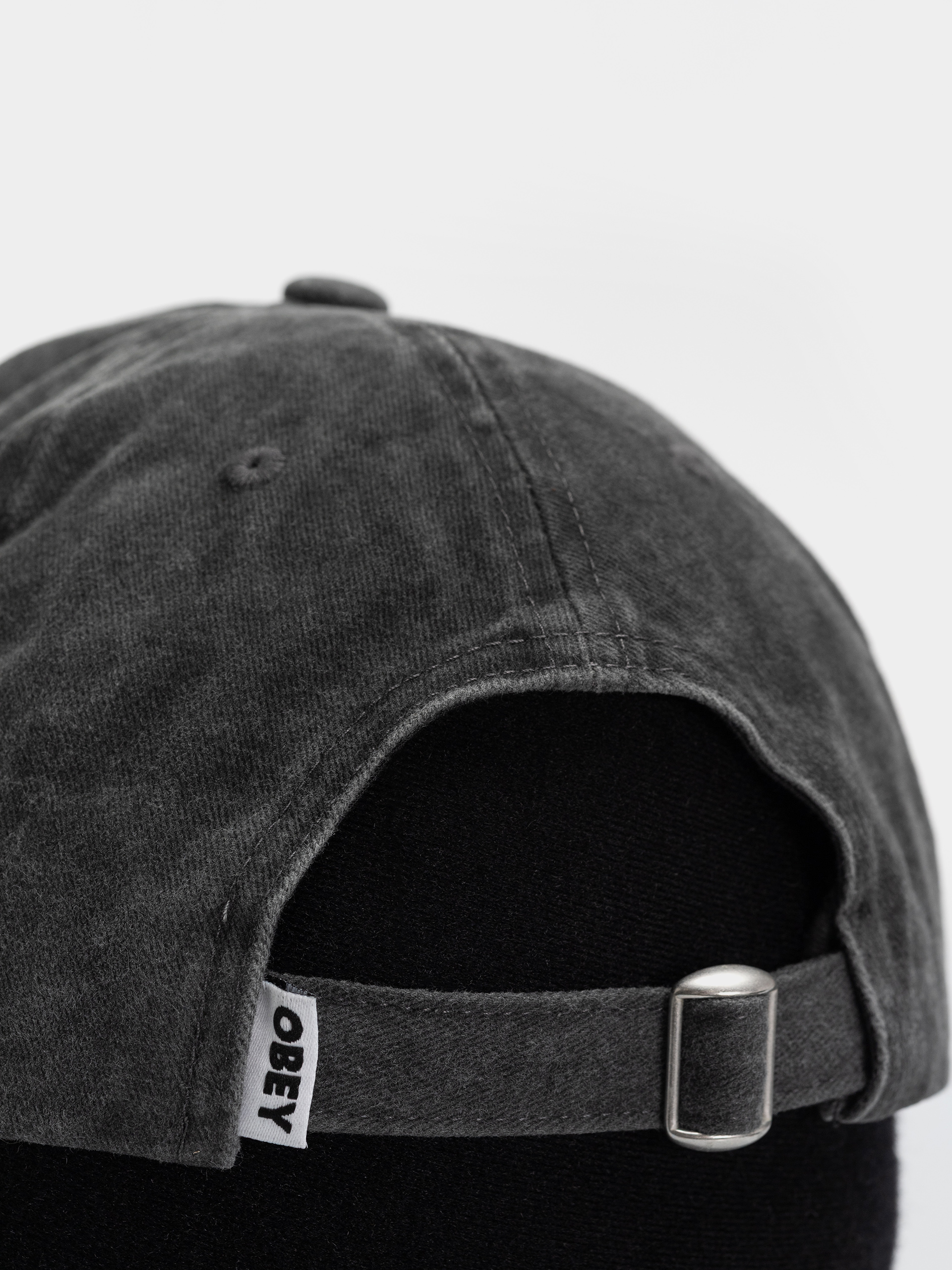 Шапка с козирка OBEY Pigment Outline Delta 6 Panel (pigment black)