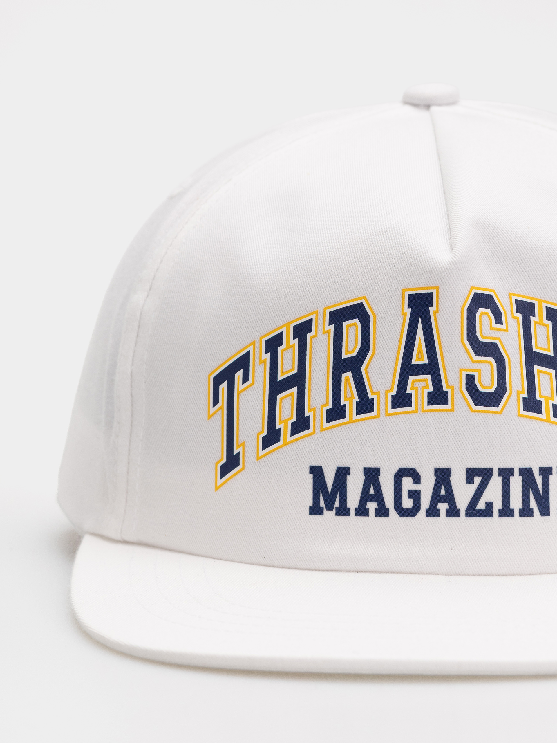 Шапка с козирка Thrasher Dropout Snapback (white)