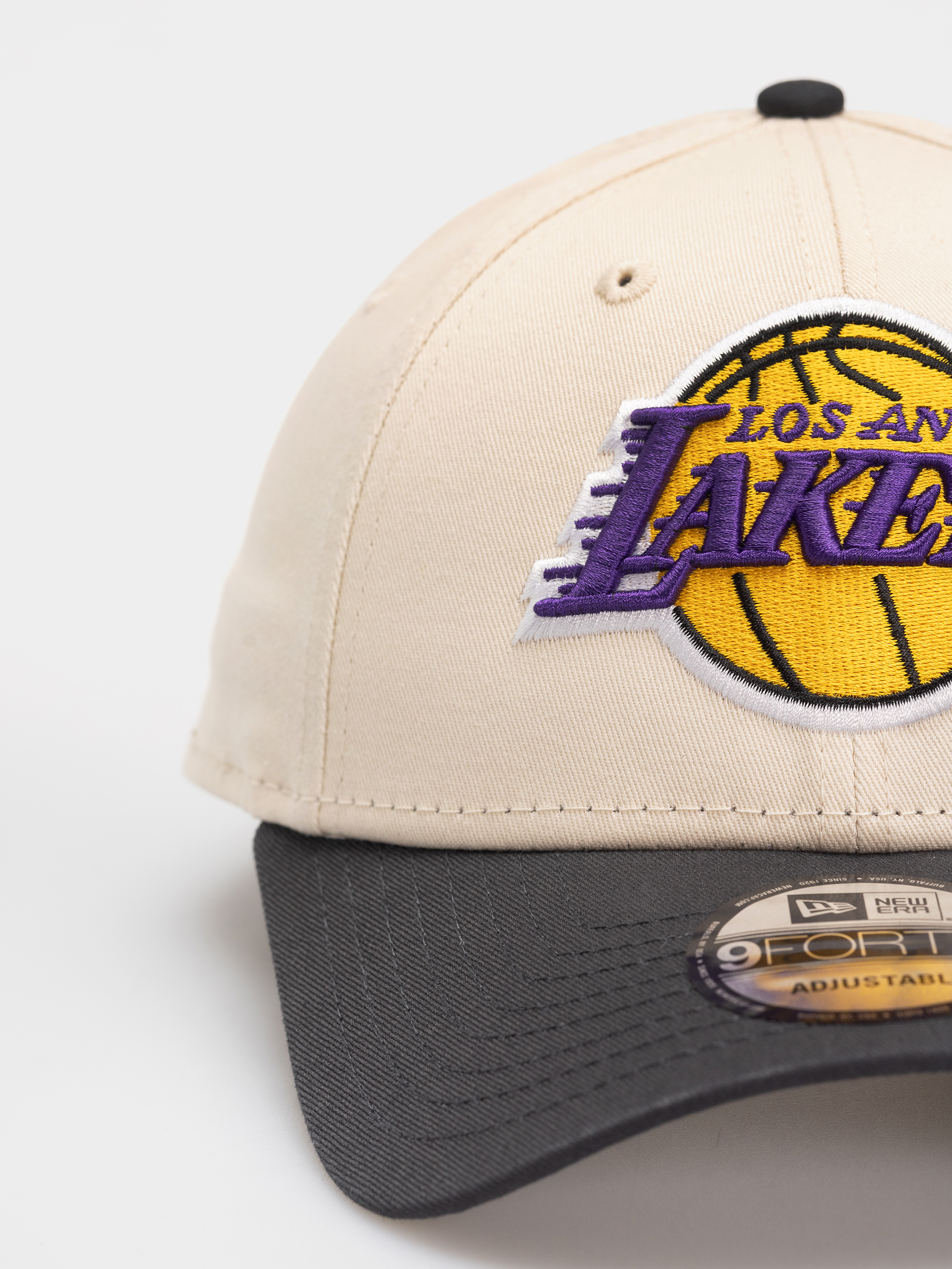 Шапка с козирка New Era Nba Colourblock 9Forty Los Angeles Lakers (light cream/grey)