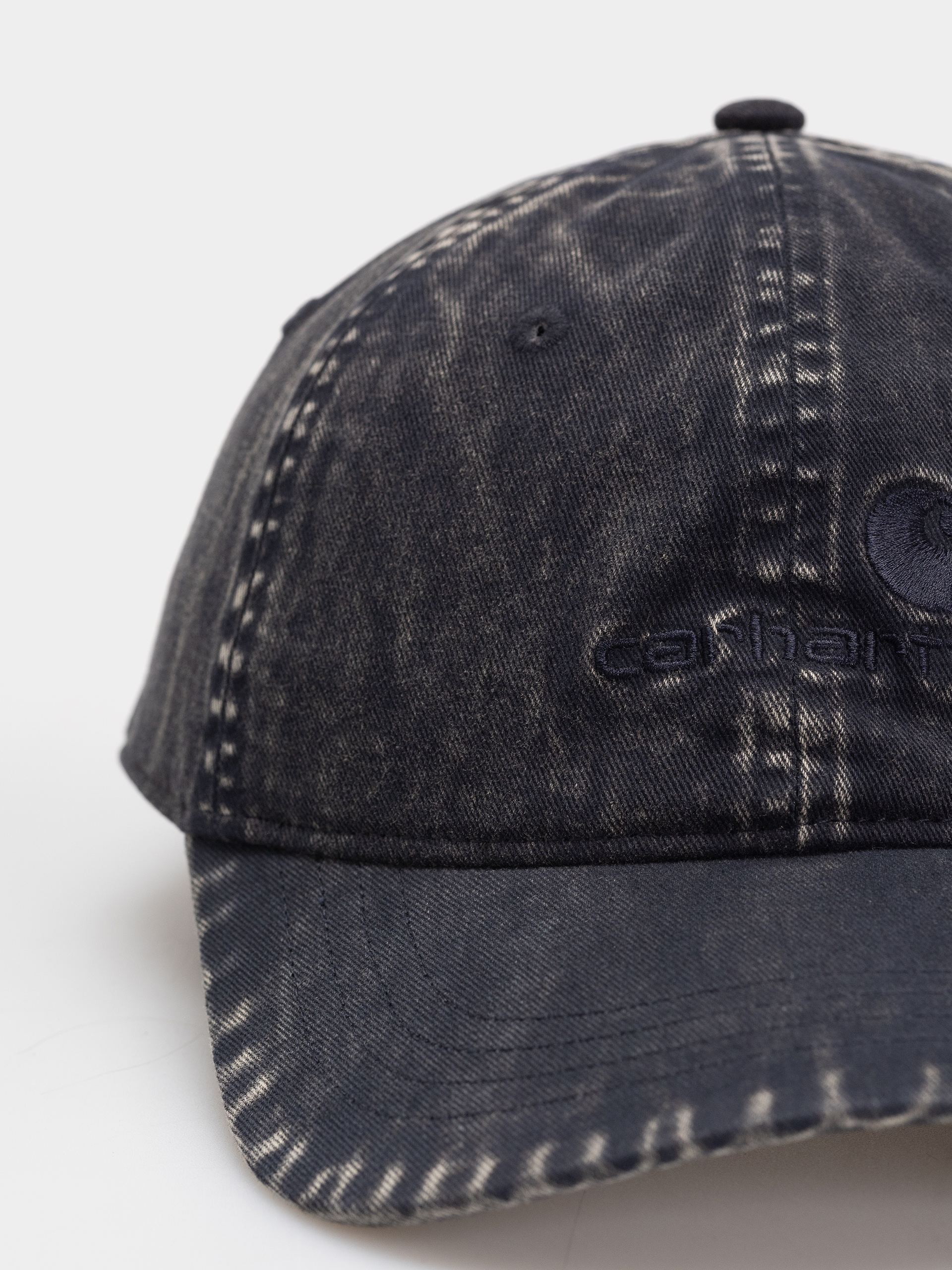Шапка с козирка Carhartt WIP Lambert (dark navy/moon wash)