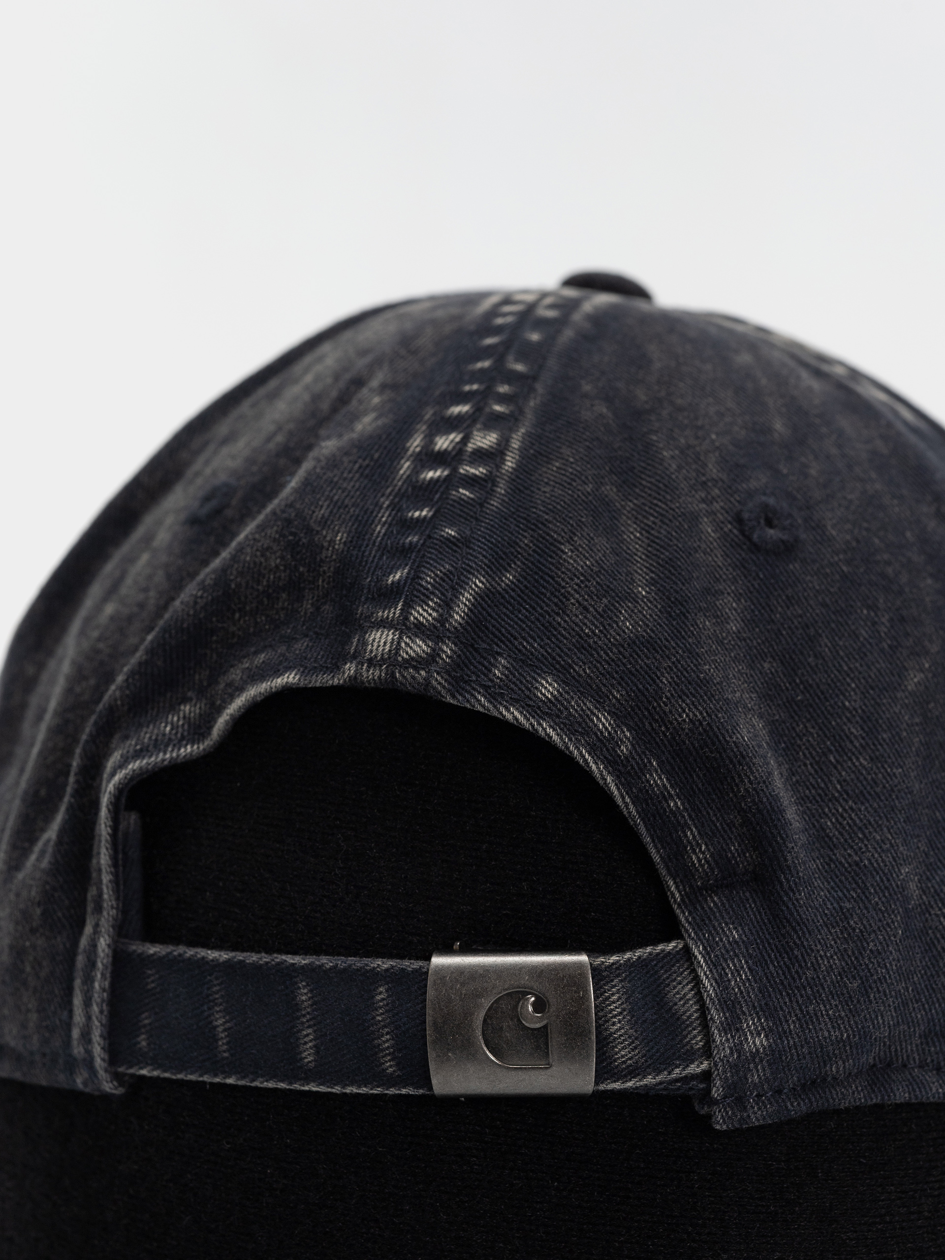 Шапка с козирка Carhartt WIP Lambert (dark navy/moon wash)
