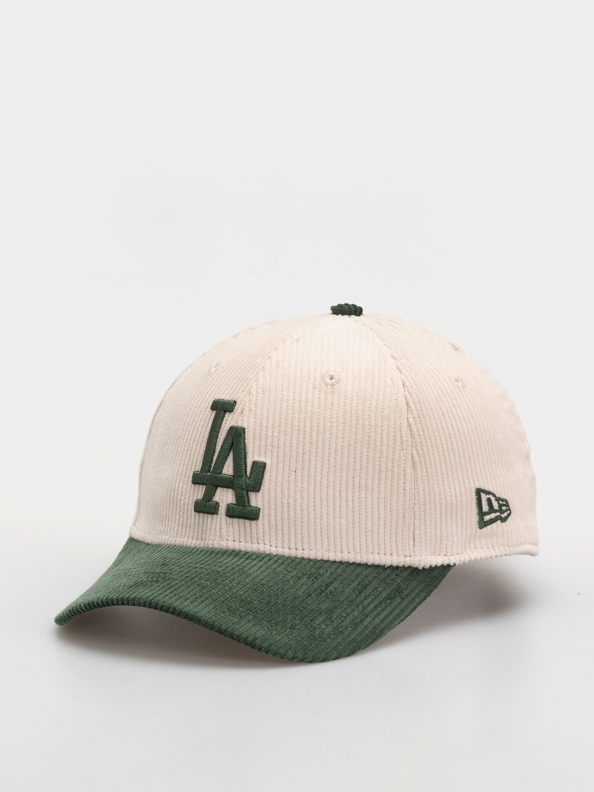u0428u0430u043fu043au0430 u0441 u043au043eu0437u0438u0440u043au0430 New Era Cord 9Forty Mc Los Angeles Dodgers (light cream/green)