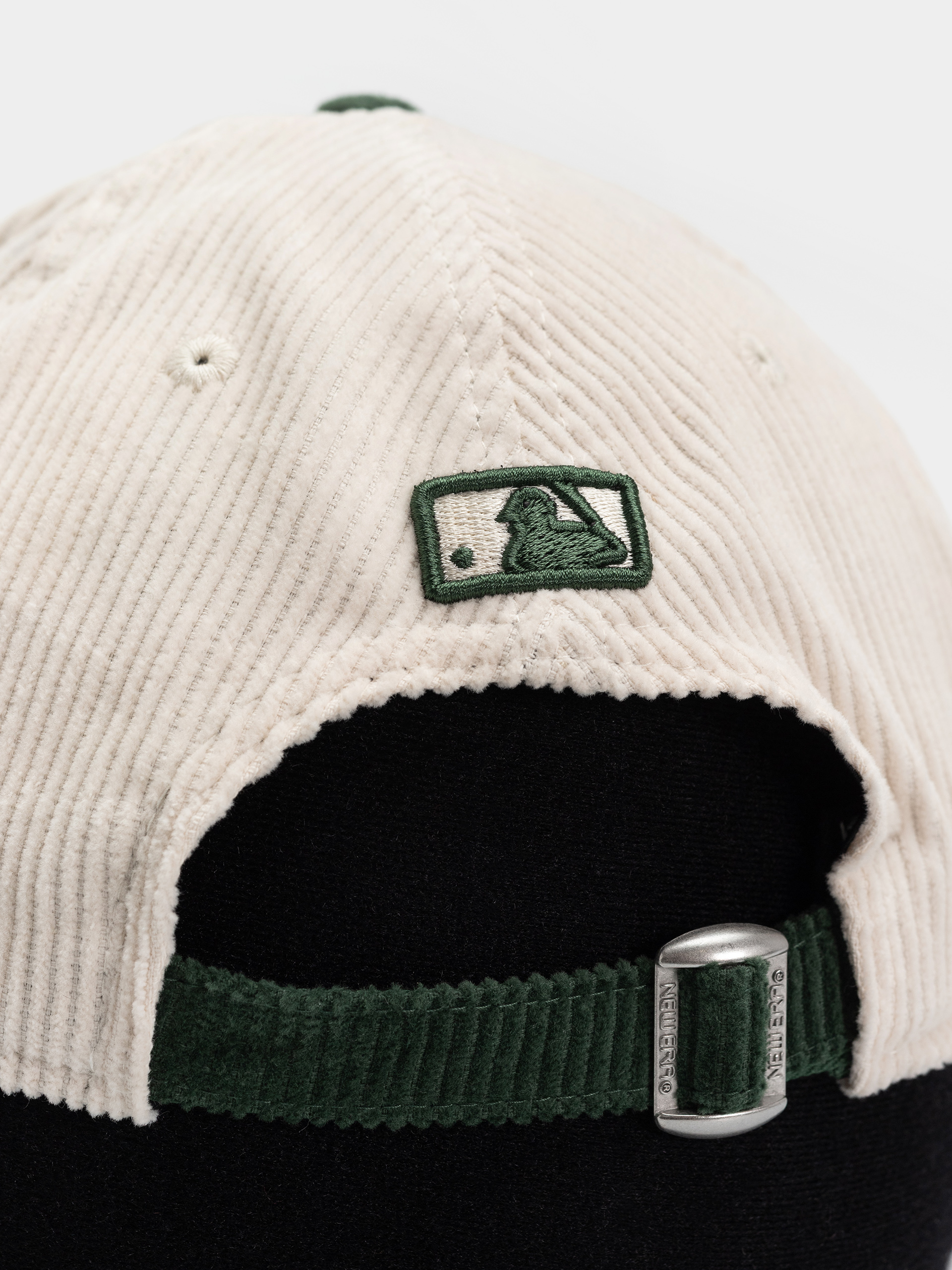Шапка с козирка New Era Cord 9Forty Mc Los Angeles Dodgers (light cream/green)