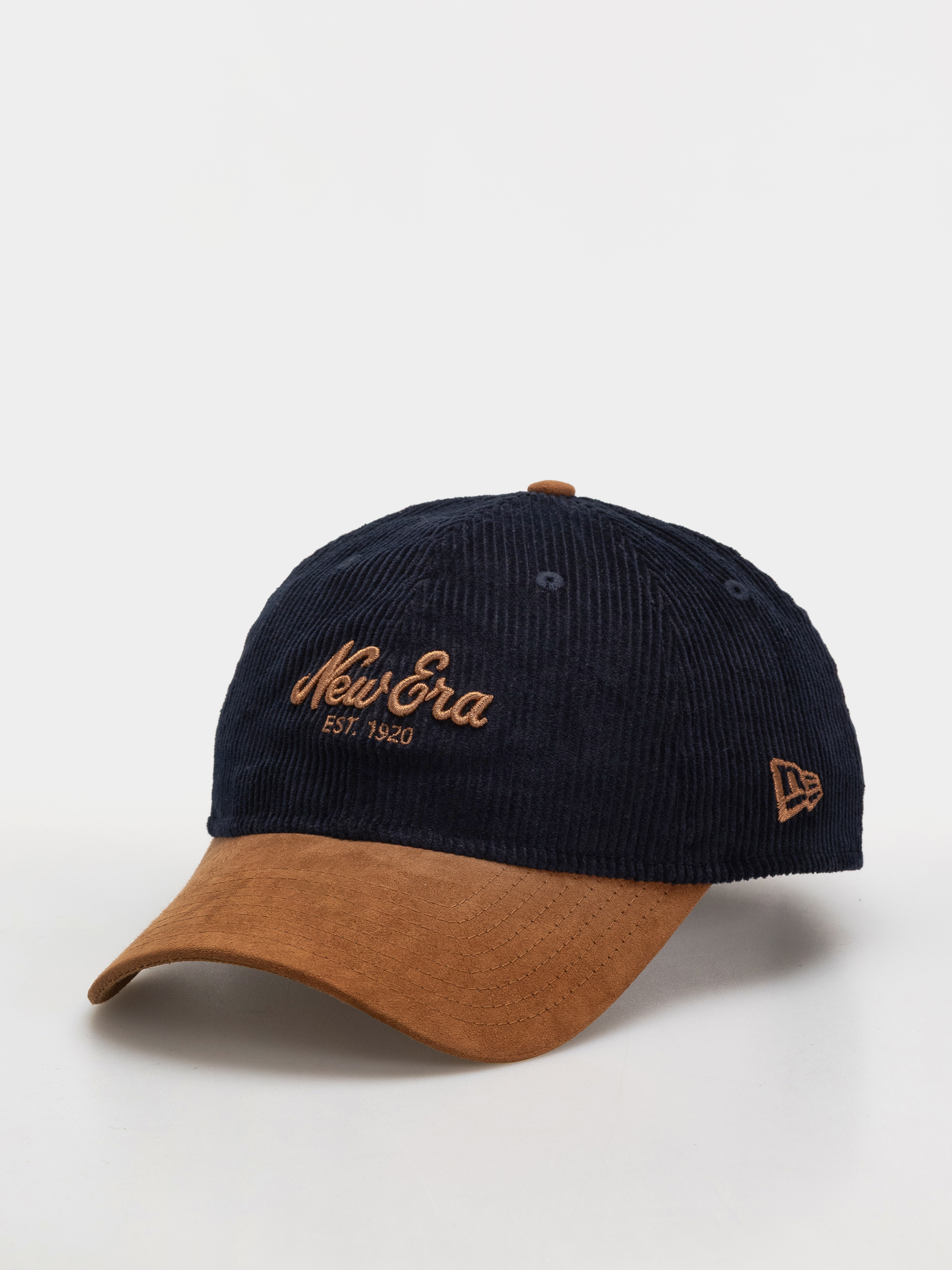 Шапка с козирка New Era Cord Mix 9Twenty (navy/brown)
