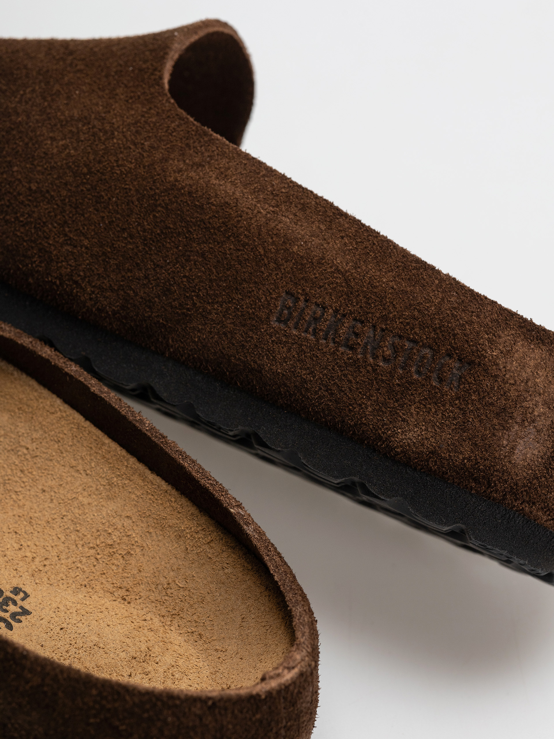 Чехли Birkenstock Amsterdam Wrapped Suede Leather Narrow (carafe)