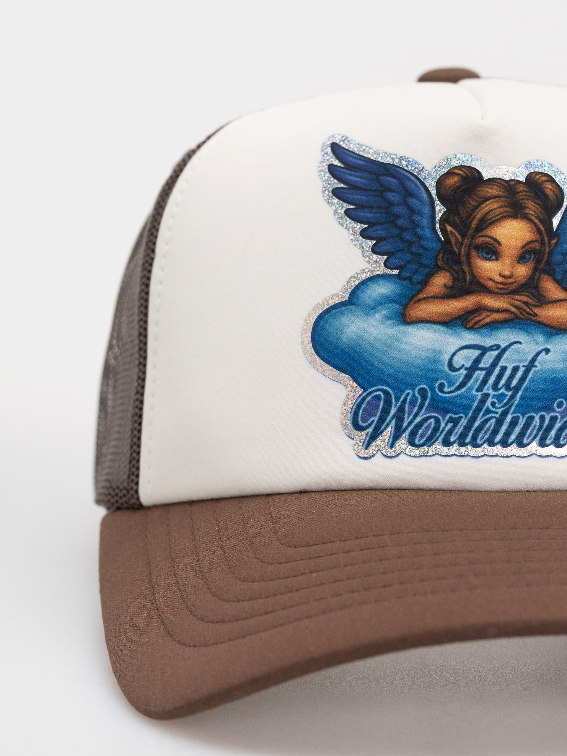 Шапка с козирка HUF Bliss Trucker (brown)