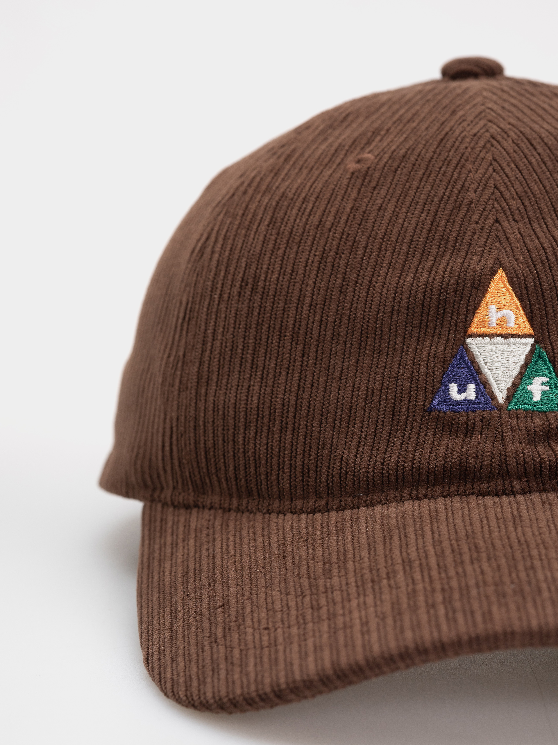 Шапка с козирка HUF Prism Tt Cord 6 Panel (dark brown)