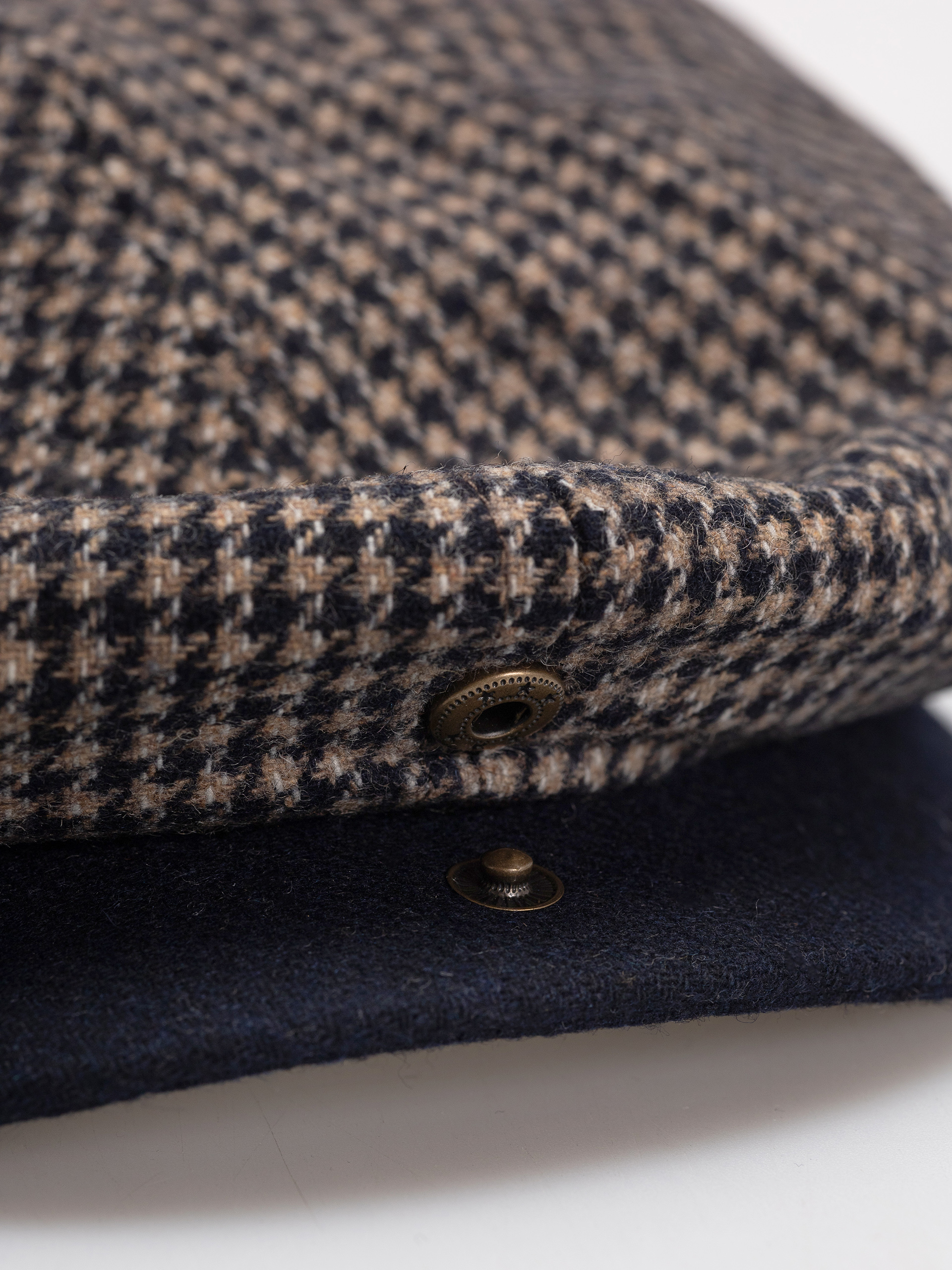 Каскет Brixton Brood Snap Cap (navy/sand houndstooth)