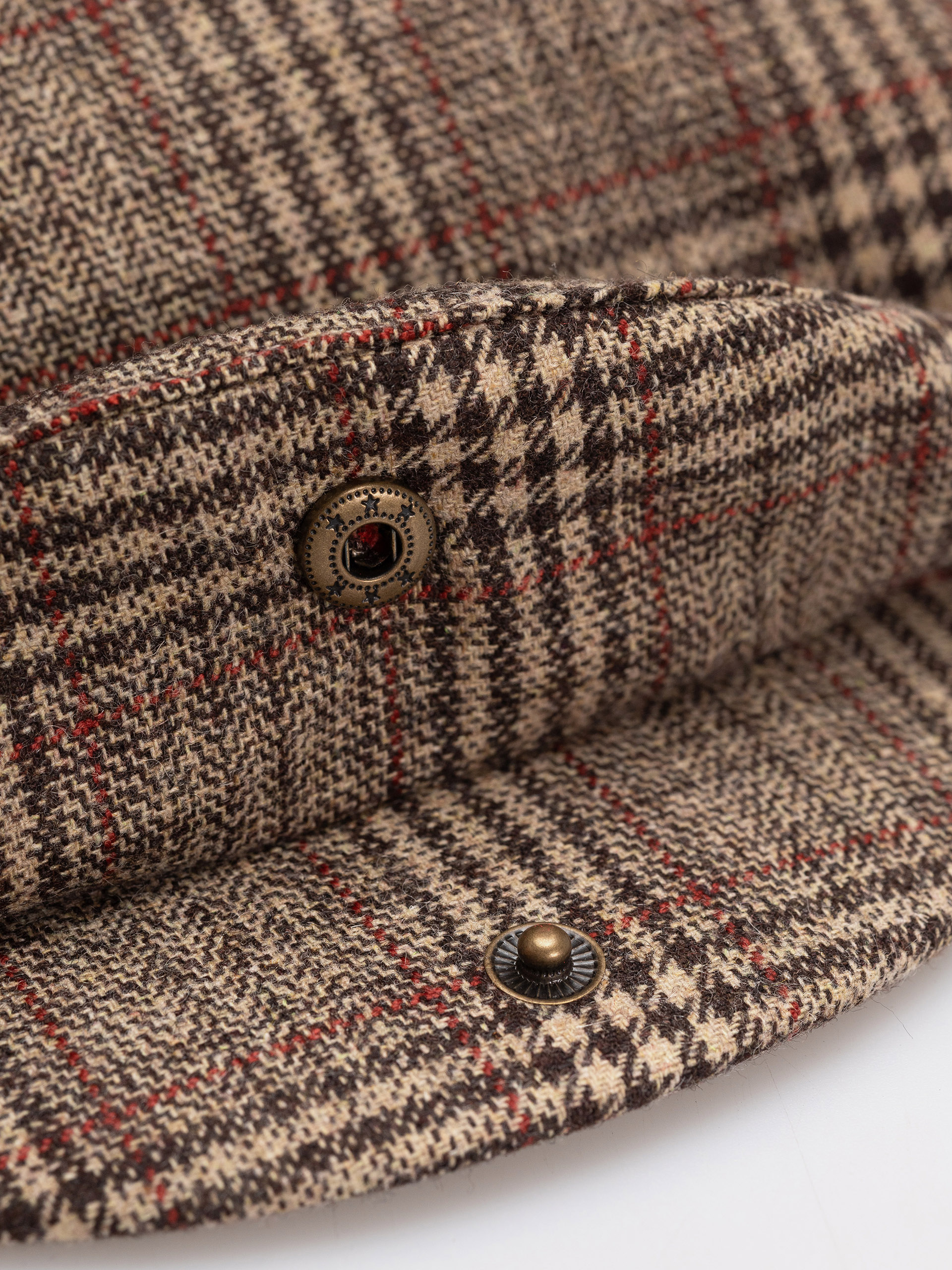 Каскет Brixton Hooligan Snap Cap (brown/tan/red plaid)