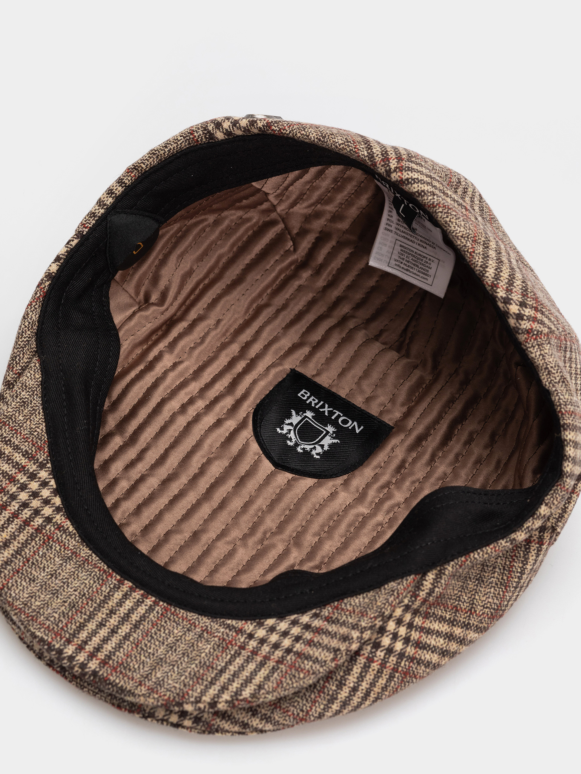 Каскет Brixton Hooligan Snap Cap (brown/tan/red plaid)