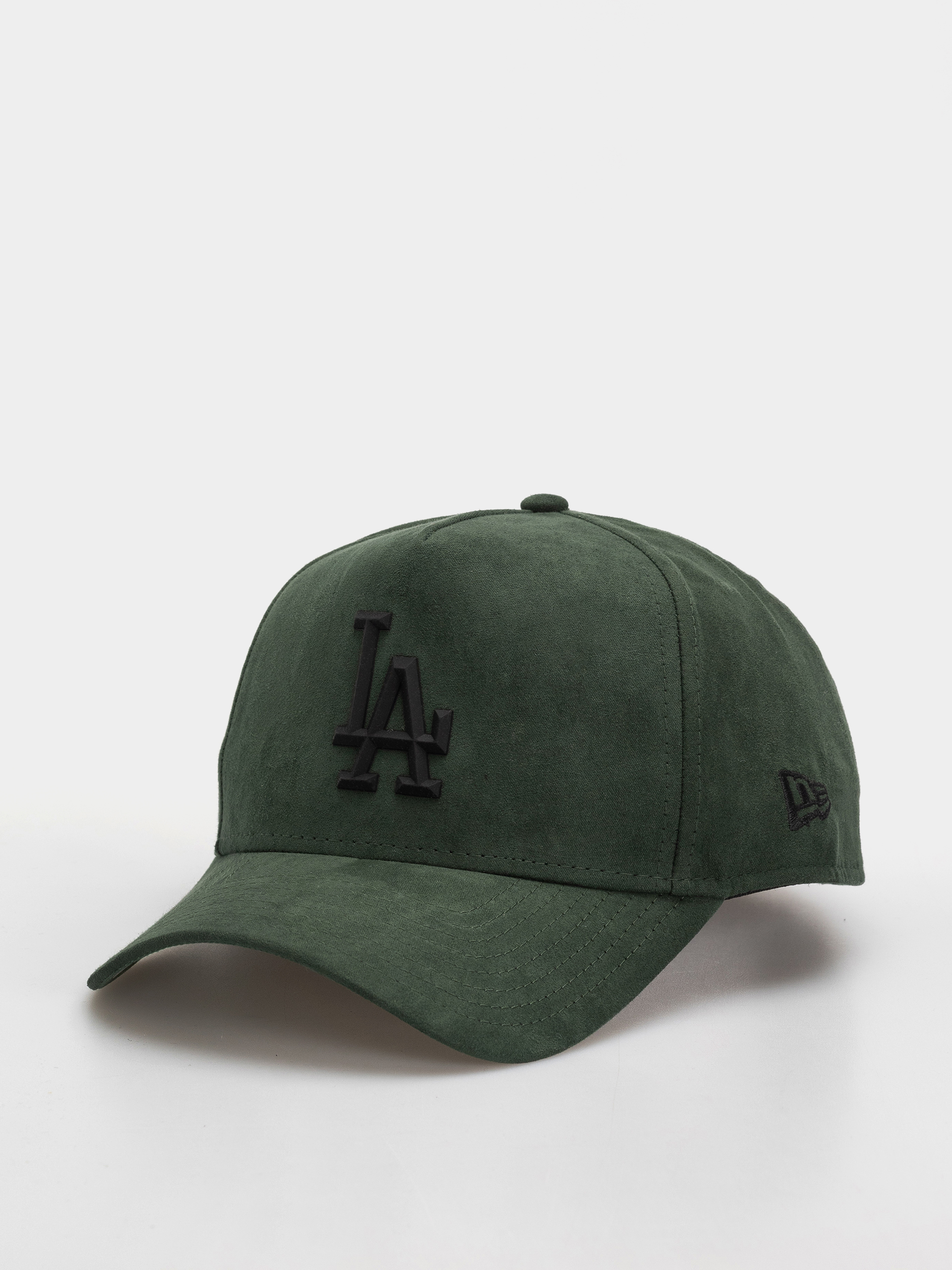 Шапка с козирка New Era Faux Suede E Frame La Dodgers (green)